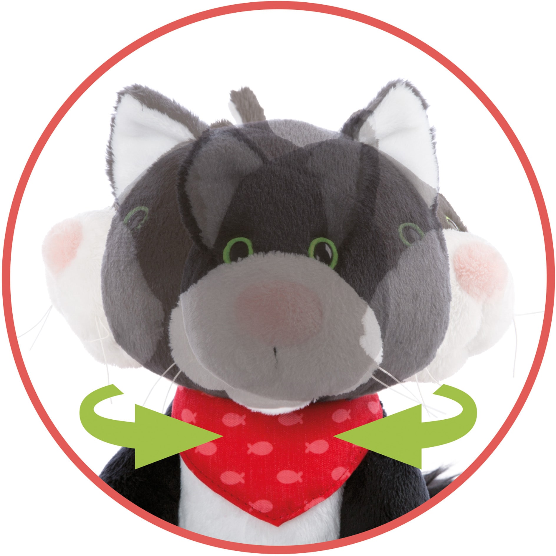 Nici Kuscheltier »NICI Pets, Katze Pepper, 30 cm«, in Geschenkverpackung, mit Biegefunktion