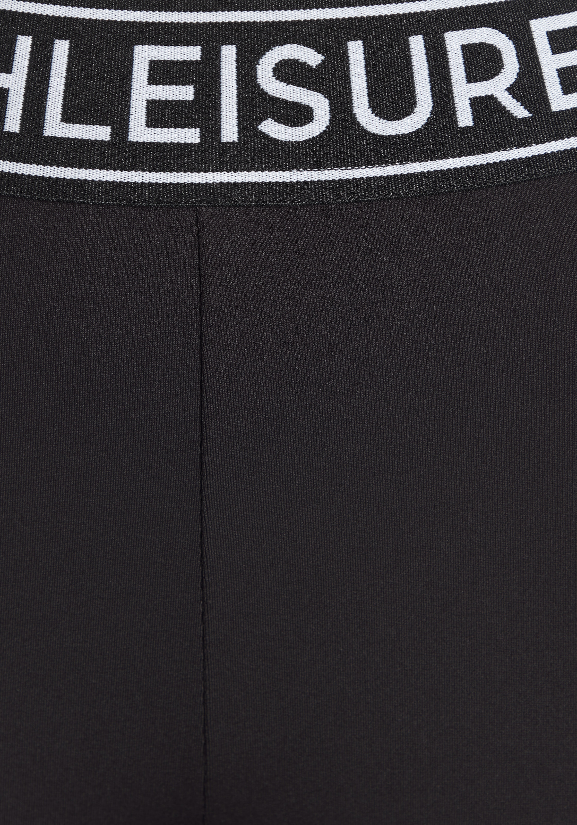 LASCANA ACTIVE Jazzpants  mit breitem Gummibund und Aufschrift, Schlaghose, Flared, Bootcut
