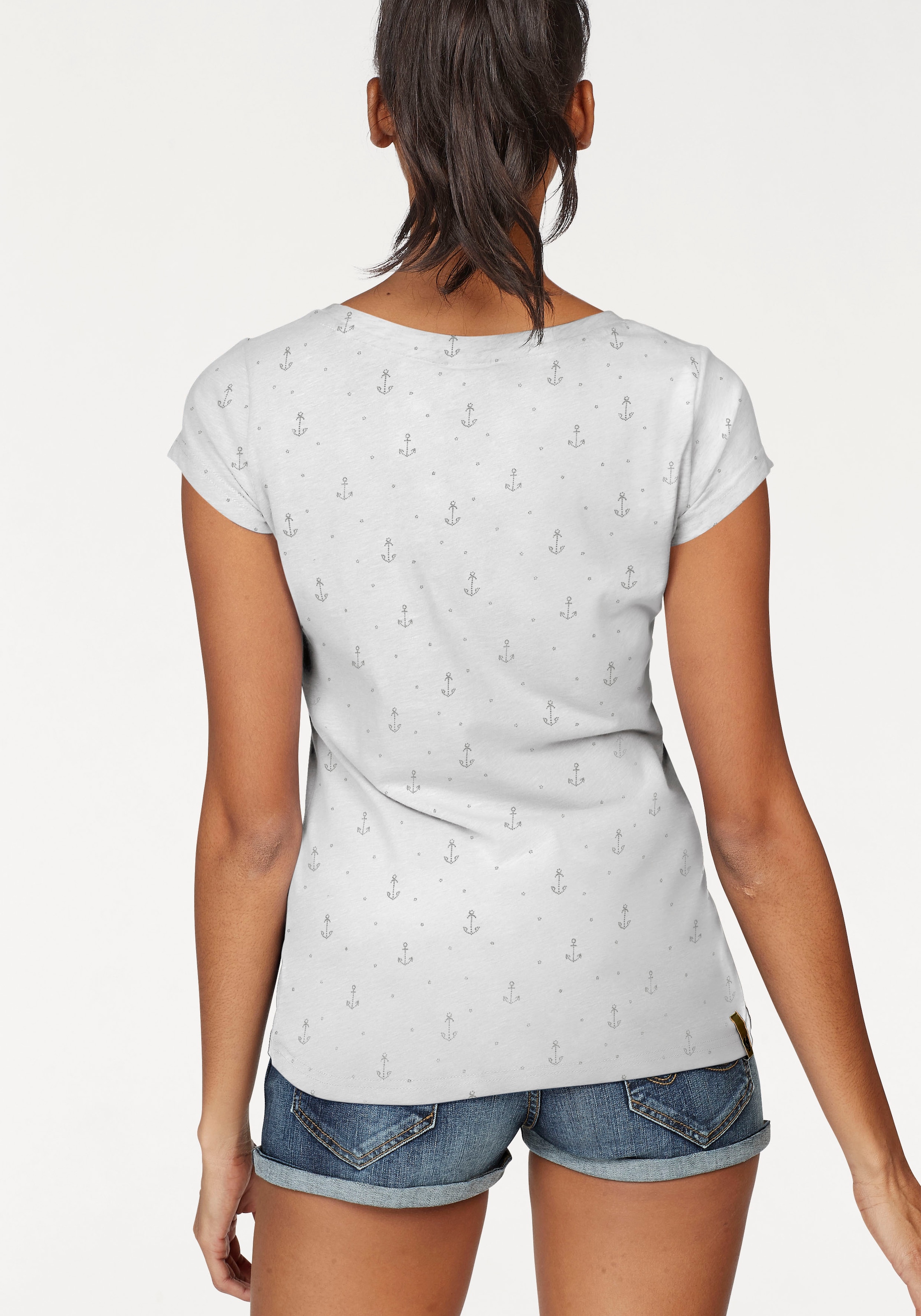 Ragwear T-Shirt »FLORAH A ORGANIC O«