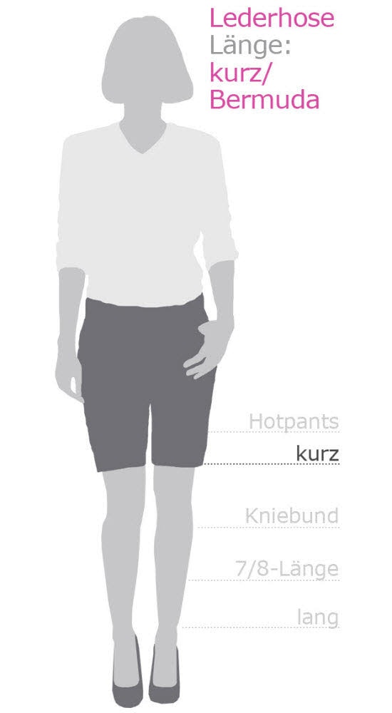 Nübler Trachtenlederhose »Lederhose kurz Tiana«