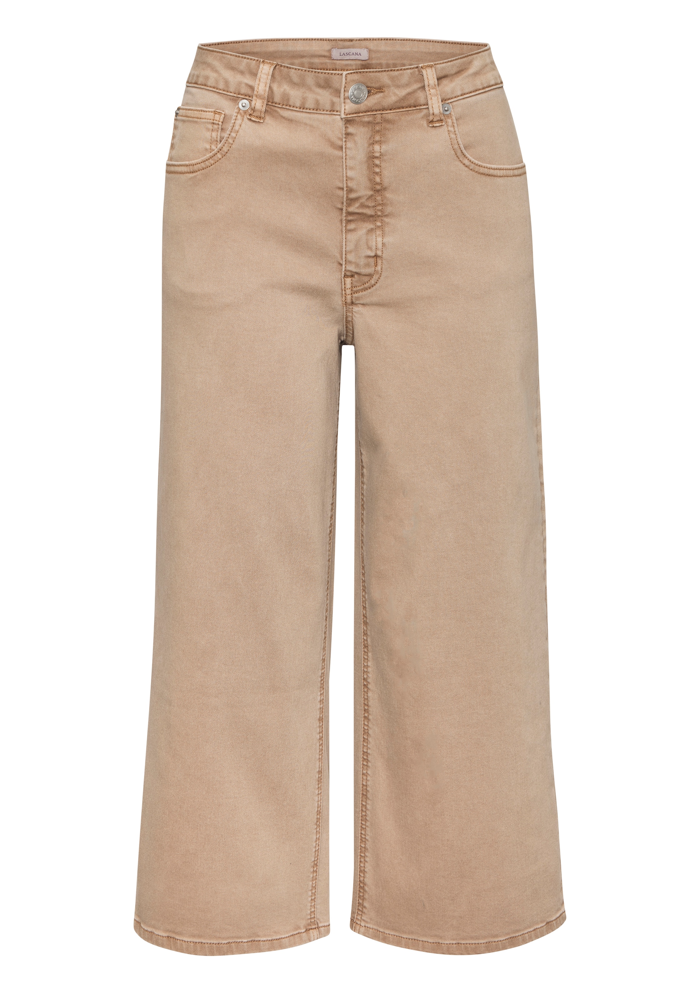 LASCANA 7/8-Jeans »in modischer Culotte-Form« aus Baumwoll-Denim, Straight-Leg, Culotte-Jeans