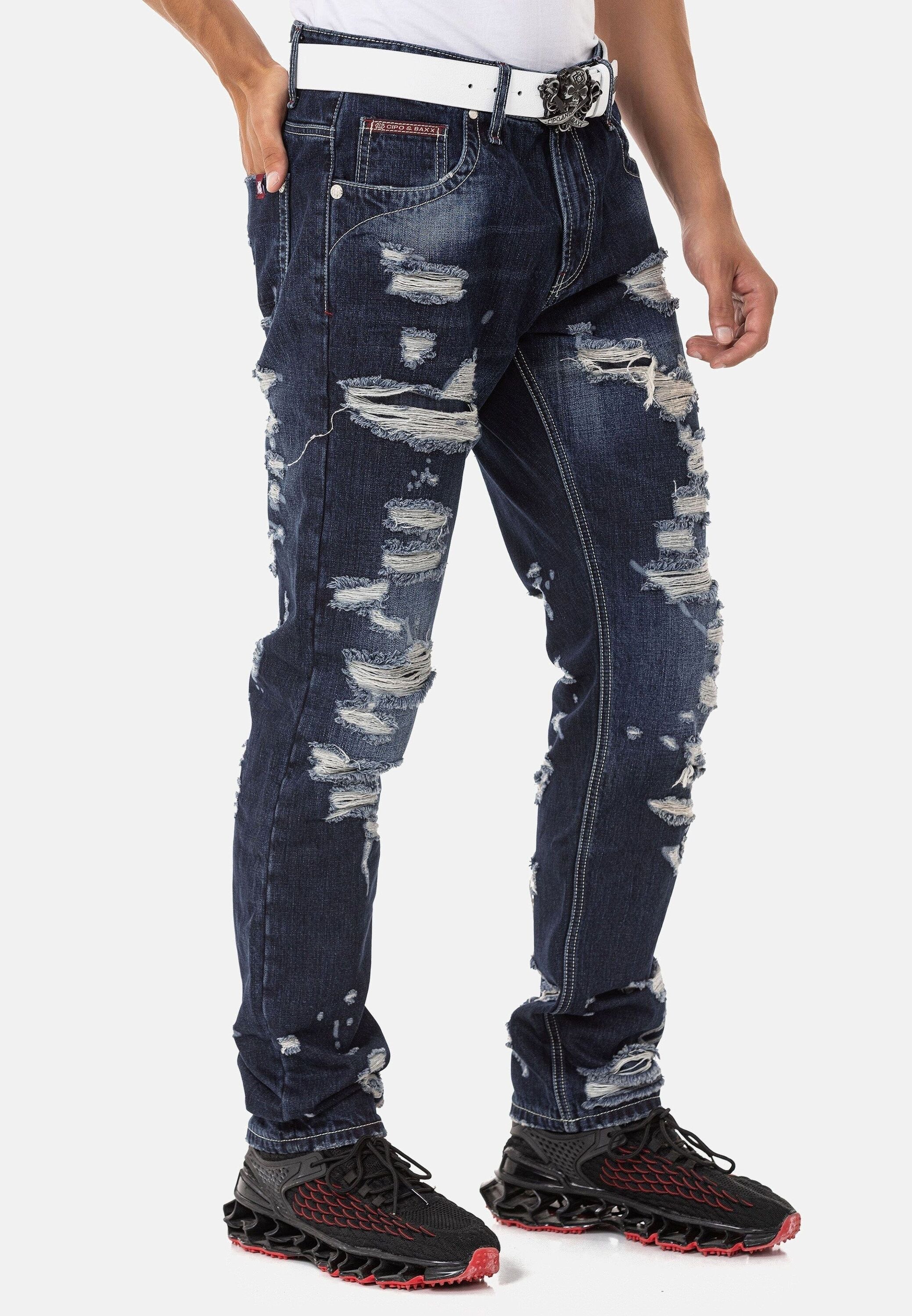 Cipo & Baxx 5-Pocket-Jeans »Cipo & Baxx Jeans« Jeans im Destroyed Look