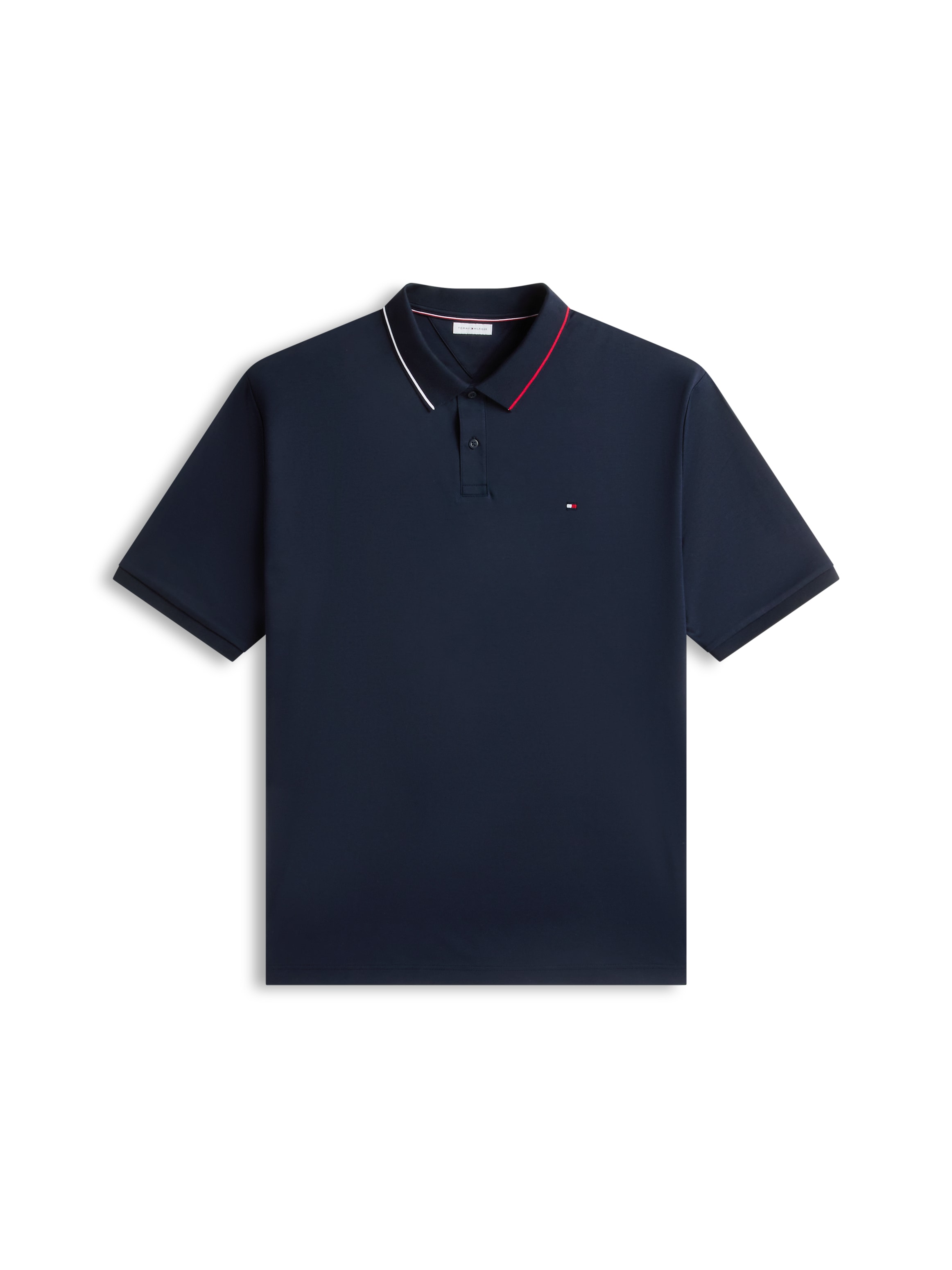 Tommy Hilfiger Big & Tall Poloshirt »BT-LIQUID COTTON TIPPED SLIM-B« aus Baumwolle