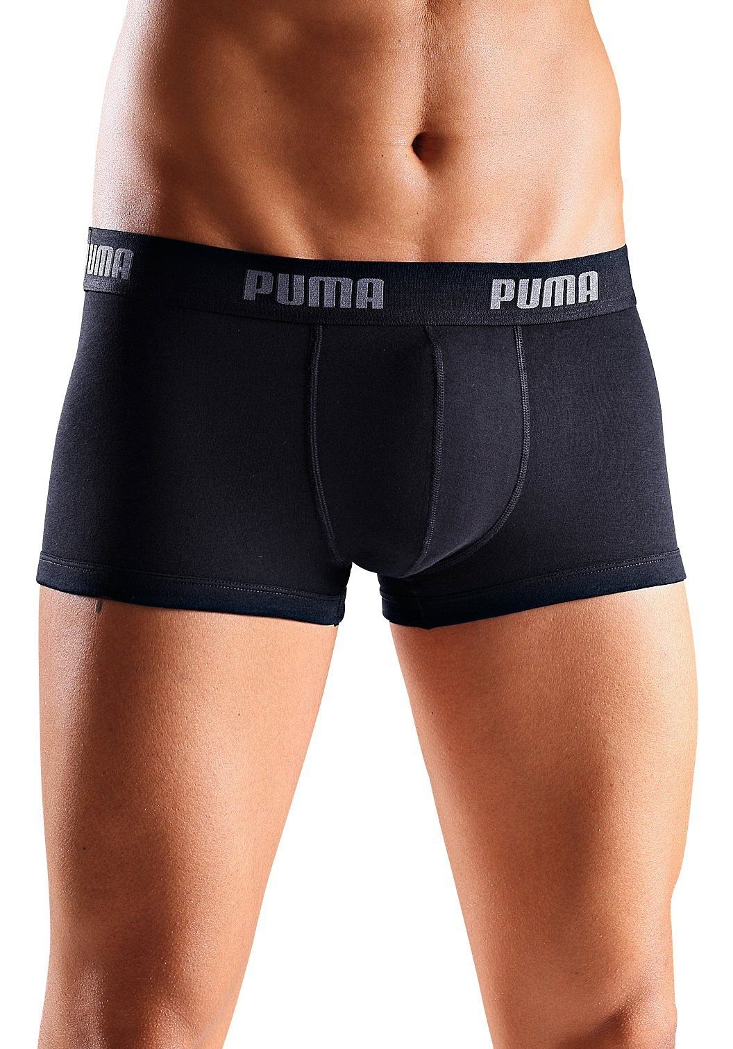 PUMA Hipster, (Packung, 3 St.), mit Logoschriftzug auf breitem Bund