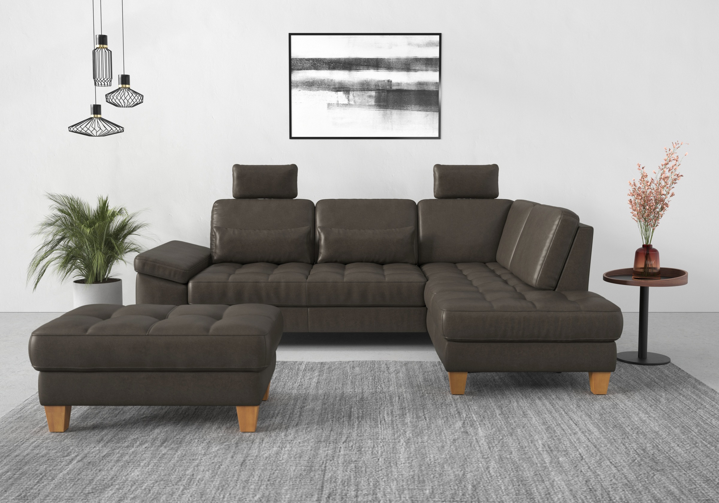 sit&more Stauraumhocker »Westham«, wahlewise mit/ohne Federkern