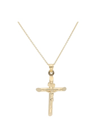 Kette mit Anhänger »Kette Anhänger Kreuz, Silber 925«