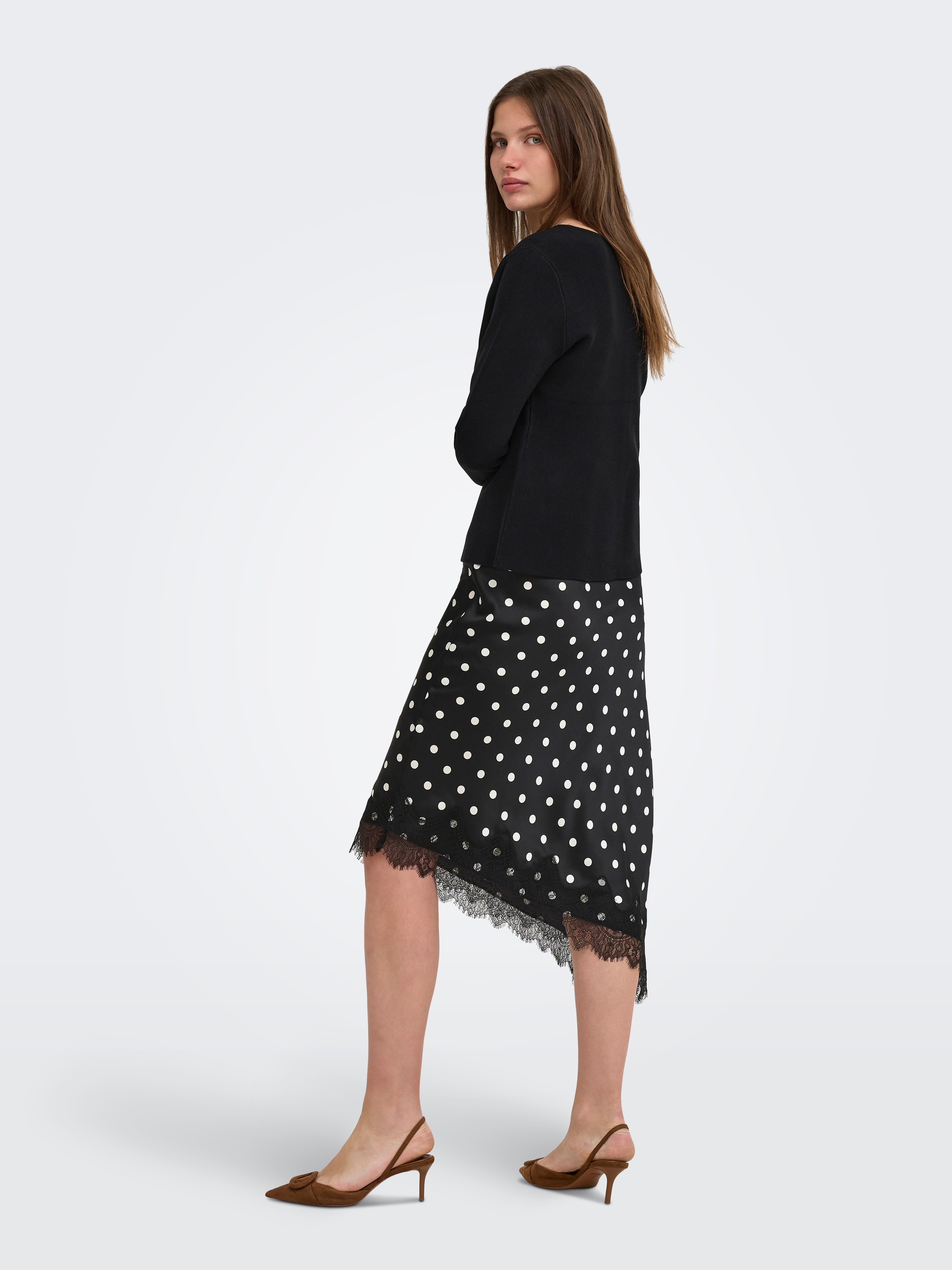 ONLY Strickjacke »ONLMELLI LIFE LS ONECK BUT CARDI RP KNT«