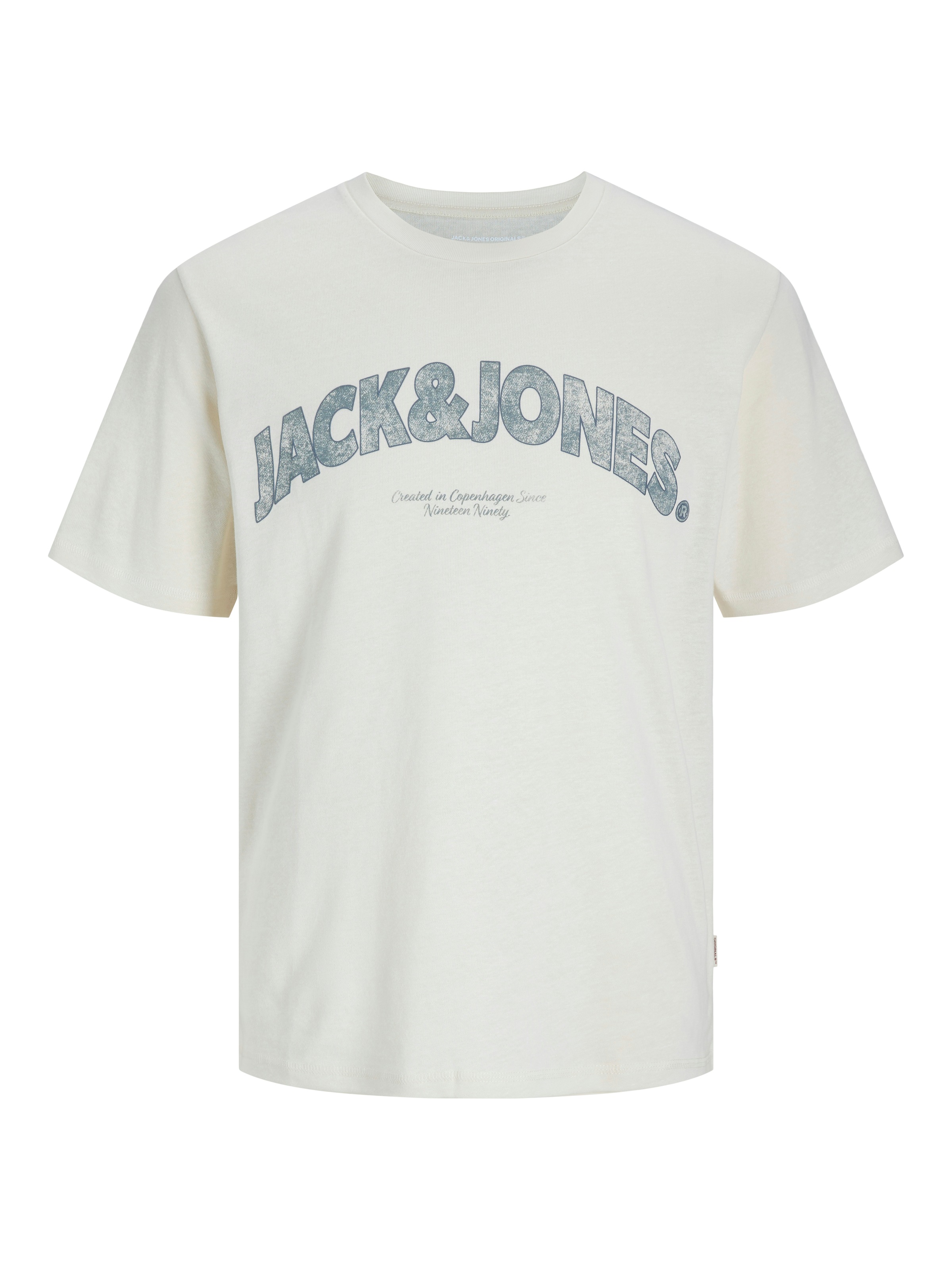 Jack & Jones T-Shirt »JORALMERIA BOLD BRANDING TEE SS CN«, mit Logo Druck