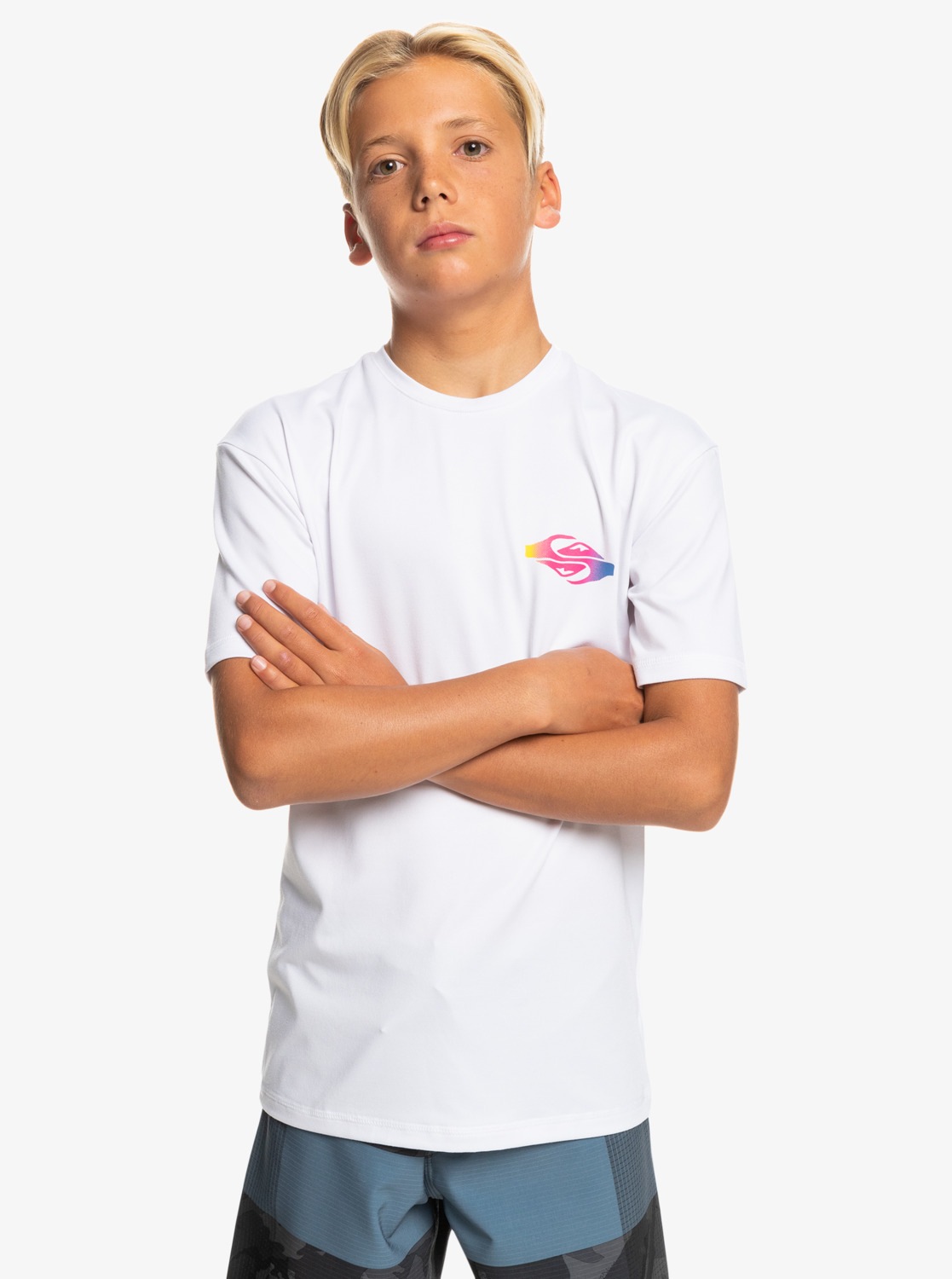 Quiksilver Neopren Shirt »Radical Surf« in weiß, Größe 14