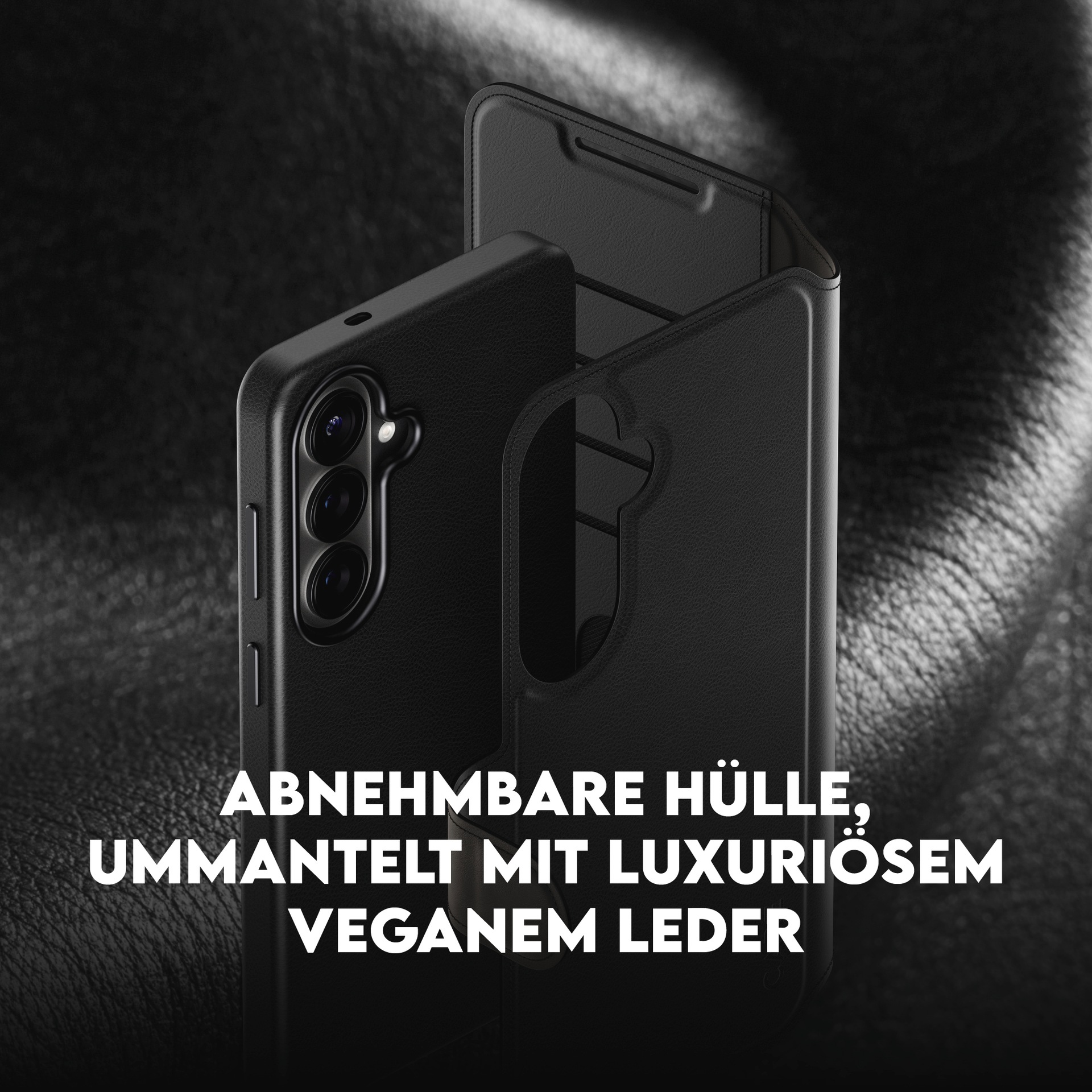 CARE by PanzerGlass Handyhülle »Tango 2-in-1 Wallet Case mit Qi für Samsung Galaxy S26« Samsung Galaxy S26 Backcover, Schutzhülle, Handyschutzhülle, Case, Schutzcase, stoßfest