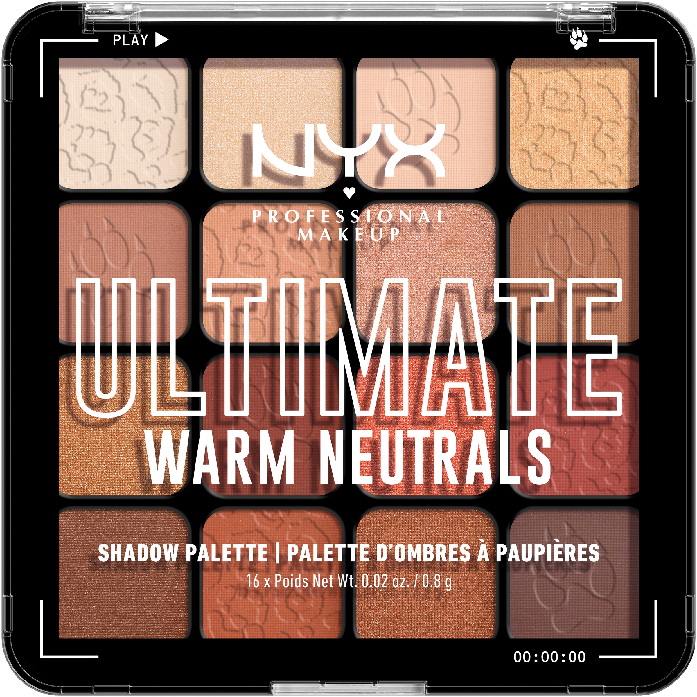 NYX Lidschatten-Palette »NYX Professional Makeup Ultimate Shadow Palette«