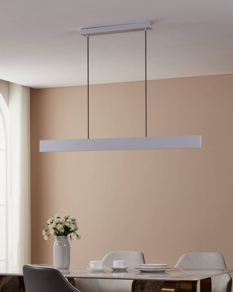 EGLO Hängeleuchte »ANDREAS-Z«, 2 flammig, Leuchtmittel LED-Modul | LED fest integriert, Hängelampe, ZigBee, App und Sprachsteuerung Alexa, RGB, dimmbar