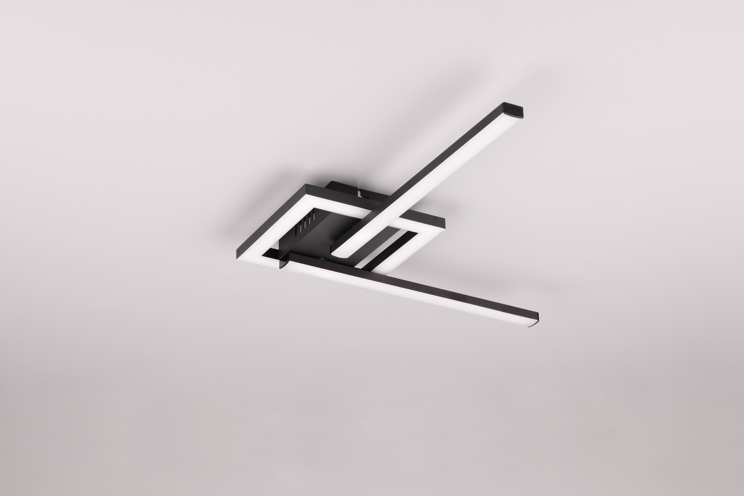my home LED Deckenleuchte »DAVINIA, als Deckenlampe oder Wandlampe mögl, LED Stäbe schwenkbar«, 1 flammig, Leuchtmittel LED-Board | LED fest integriert, warmweiß 3000K 1860 Lumen 54x16 cm beweglich Flurlampe Wohnzimmerlampe