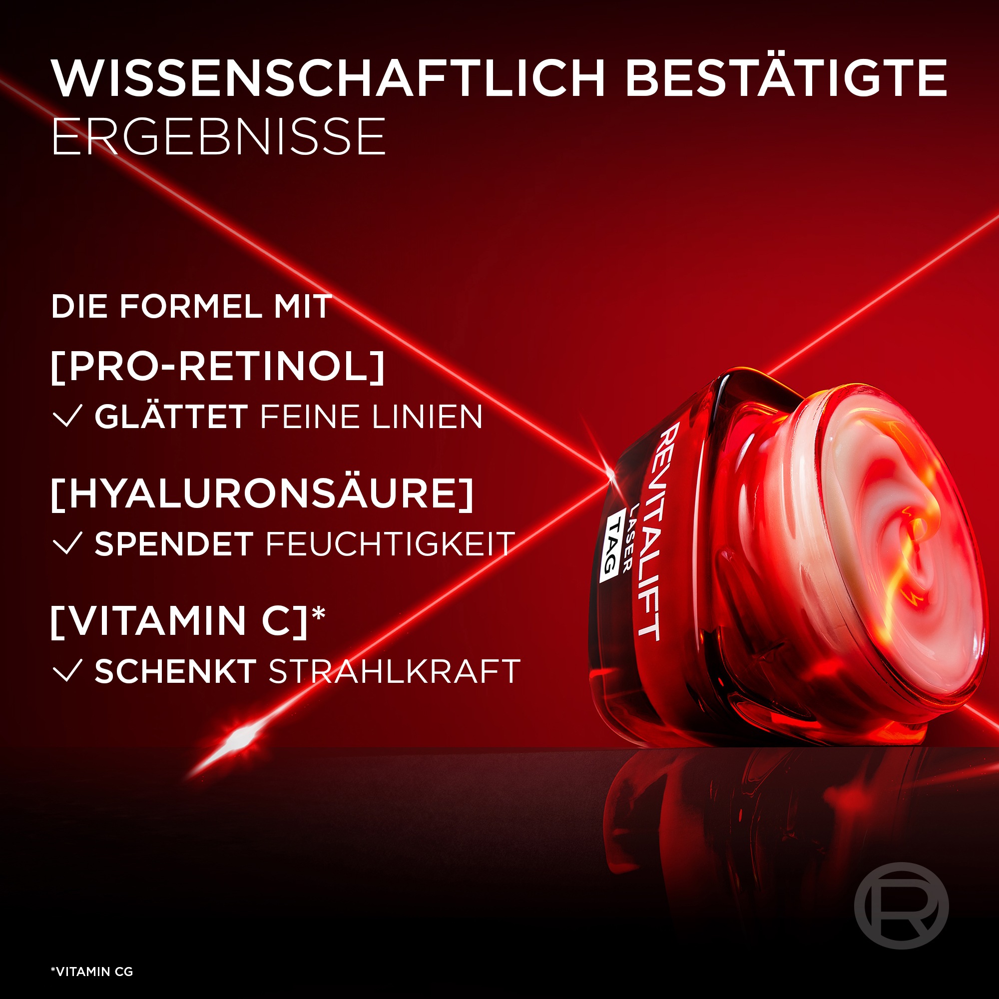L'ORÉAL PARIS Tagescreme »REVITALIFT LASER TAGESCREME« mildert Falten, strafft und verfeinert die Haut
