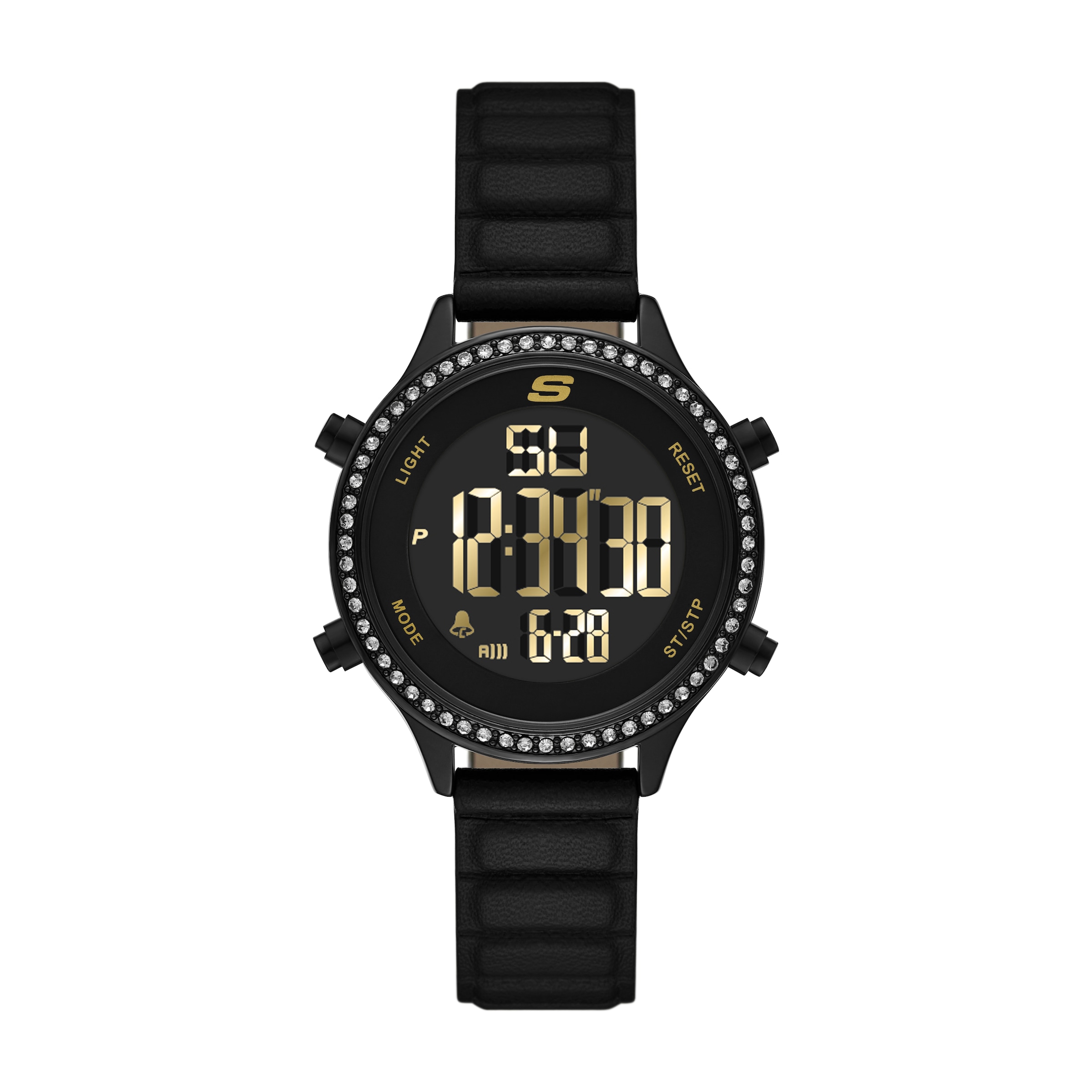 Skechers Chronograph »ALISO« Quarzuhr, Armbanduhr, Damenuhr, digital, Tag, Wochentag, Monat