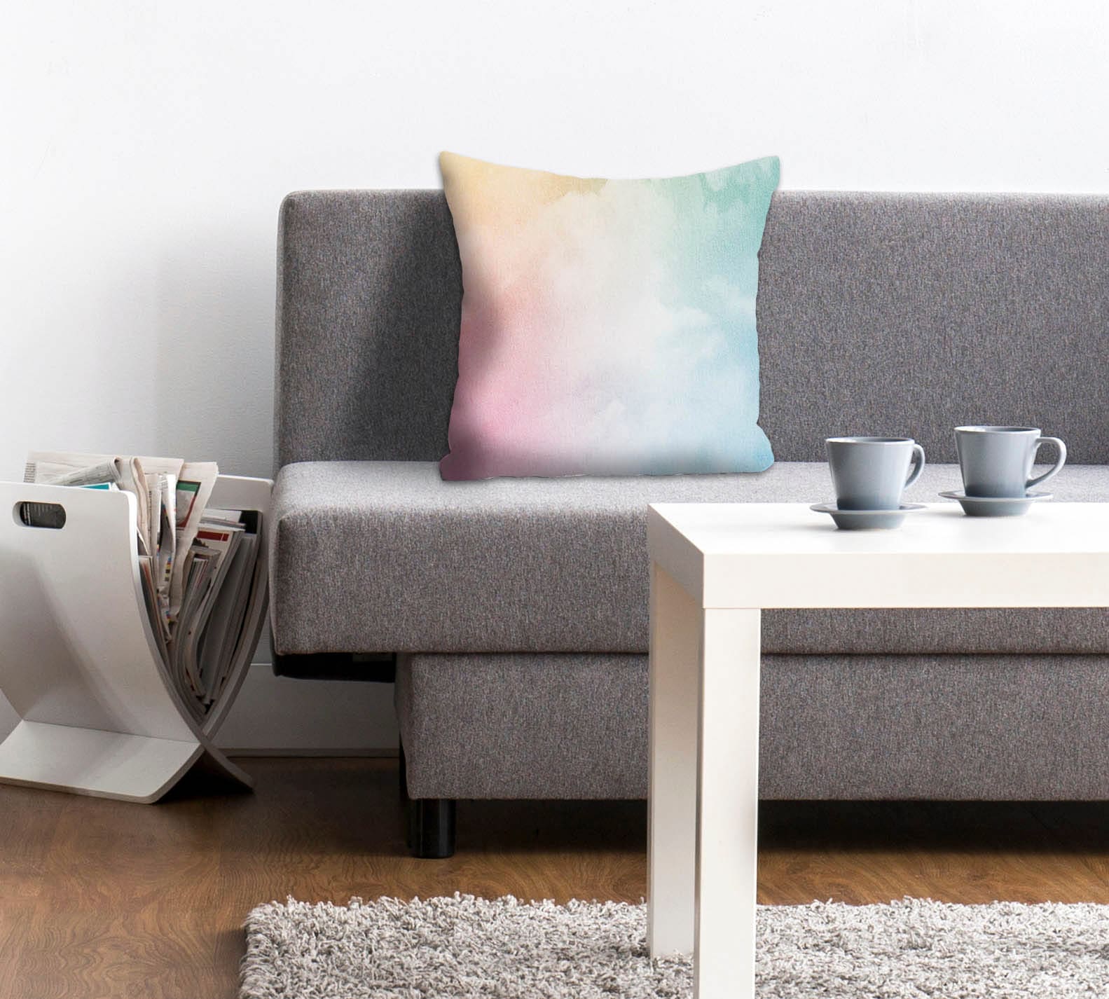 queence Dekokissen »Marvin« Kissenhülle,Pastellfarbtöne,Sanft,Beruhigend,Zart,Weiche Farben