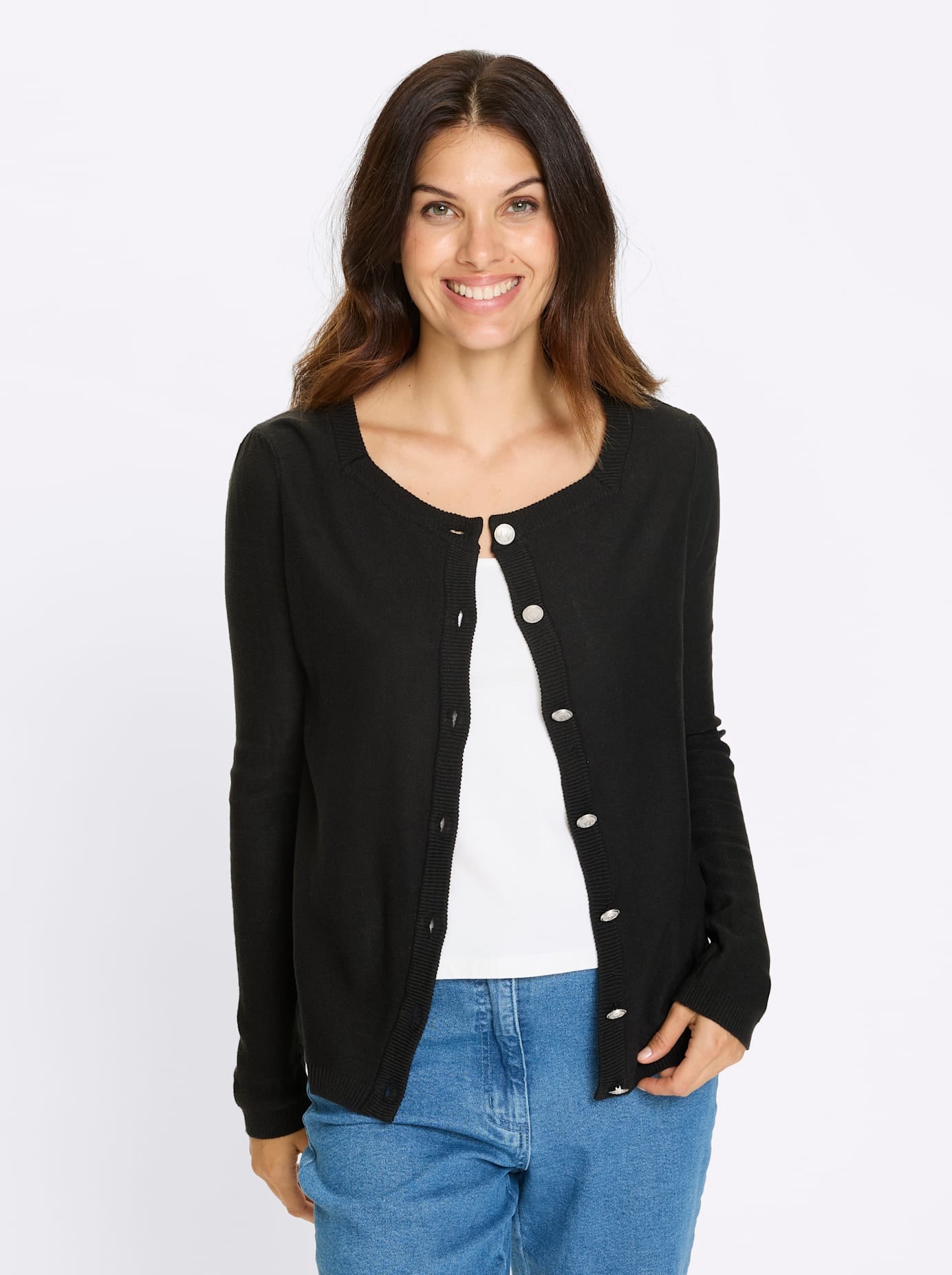 Classic Basics Strickjacke