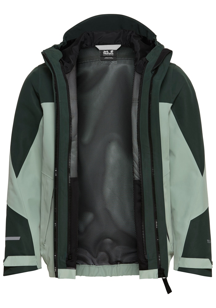 Jack Wolfskin Outdoorjacke »TRAILVENTURE 2L JKT K« mit Kapuze