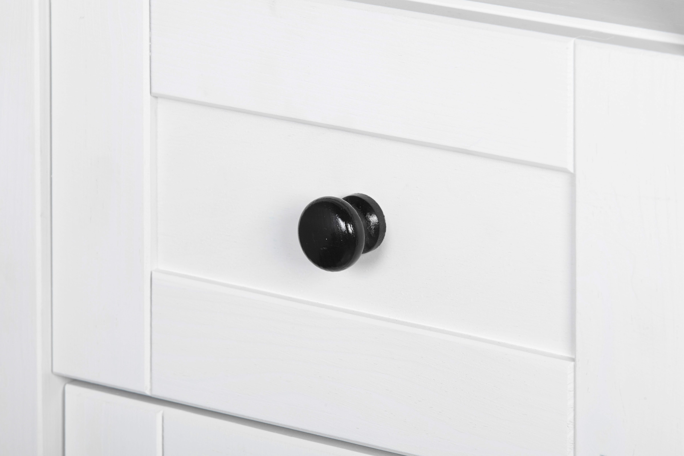 welltime Hochschrank »Sylt«, Badmöbel im Landhaus-Stil, Breite 40 cm, aus Massivholz