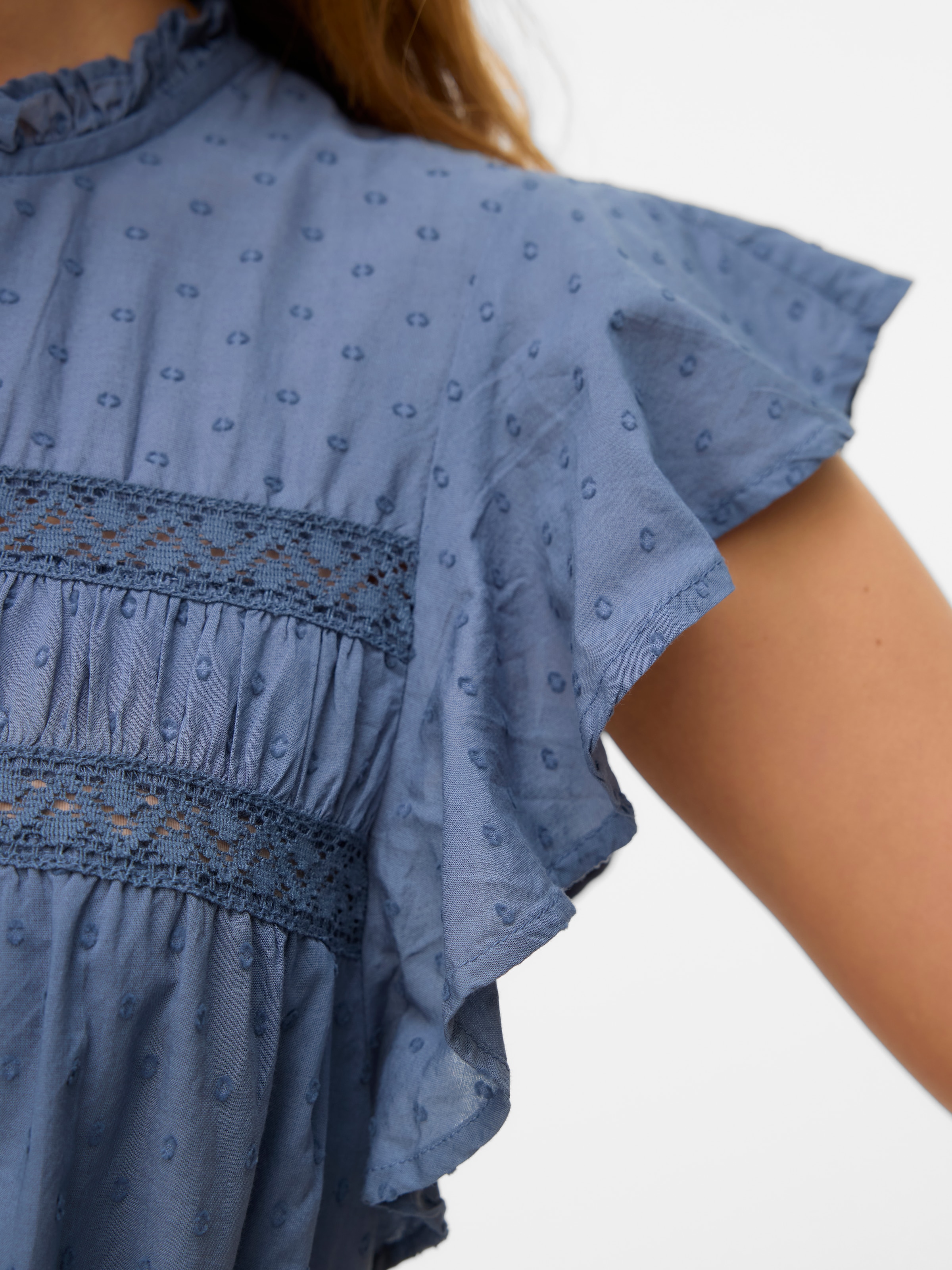 Vero Moda Minikleid »VMTRINE SL SHORT LACE DRESS WVN GA NOOS«
