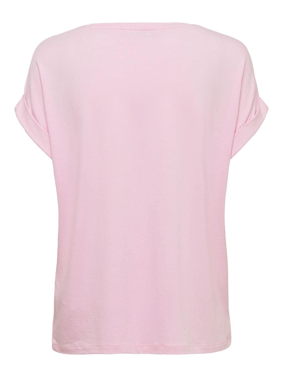 ONLY T-Shirt »ONLMOSTER S/S O-NECK TOP NOOS JRS«, mit Aufschlag am Arm