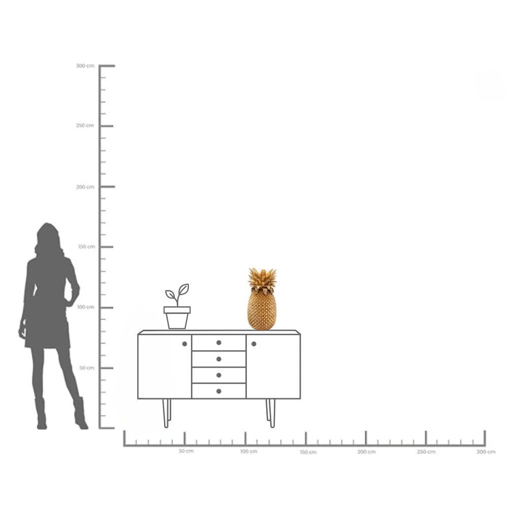 Kare Design Dekovase »Deko Vase Pineapple 50cm«
