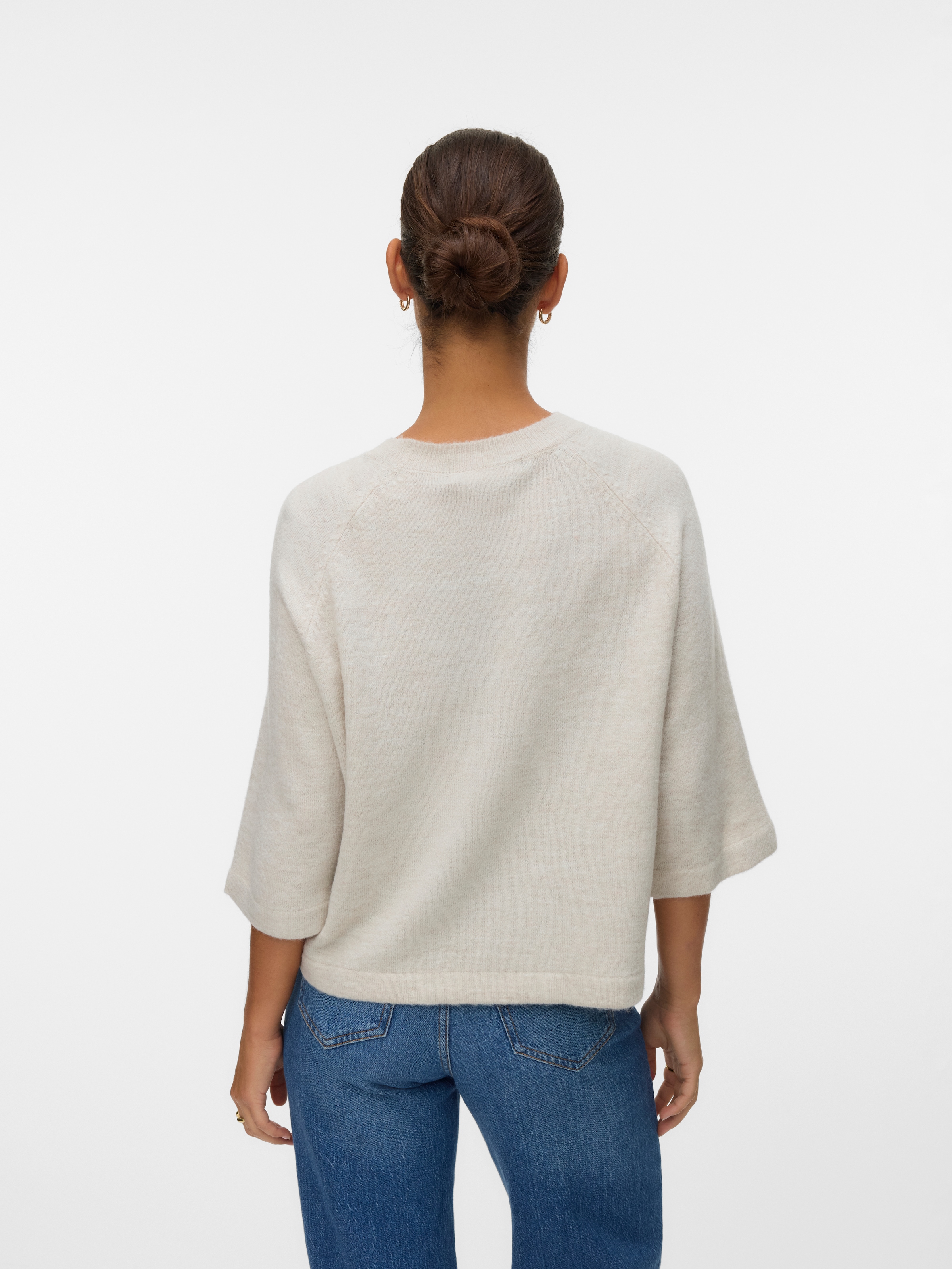 Vero Moda Strickpullover »VMLEFILE 3/4 O-NECK PULLOVER NOOS«