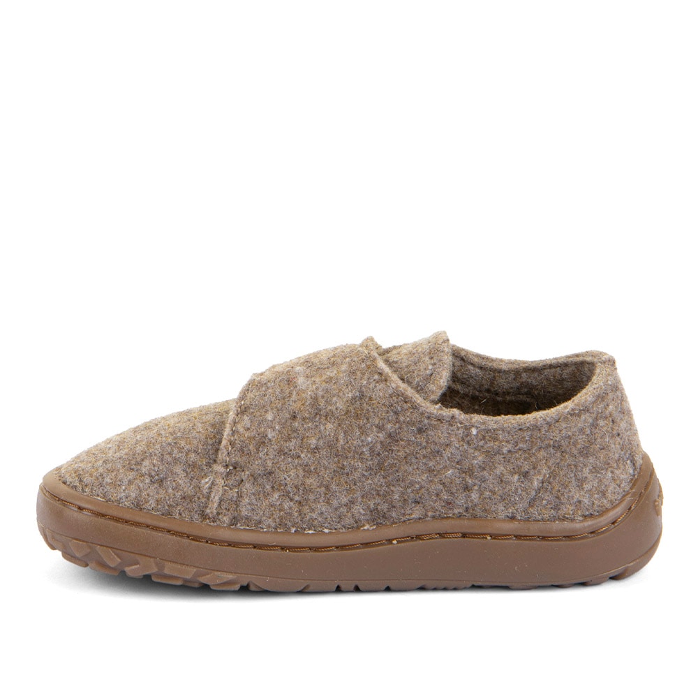 froddo® Hausschuh »BAREFOOT WOOLY«  barfoot Klettschuh für zu Hause, Kindergartenschuh mit Wollfutter