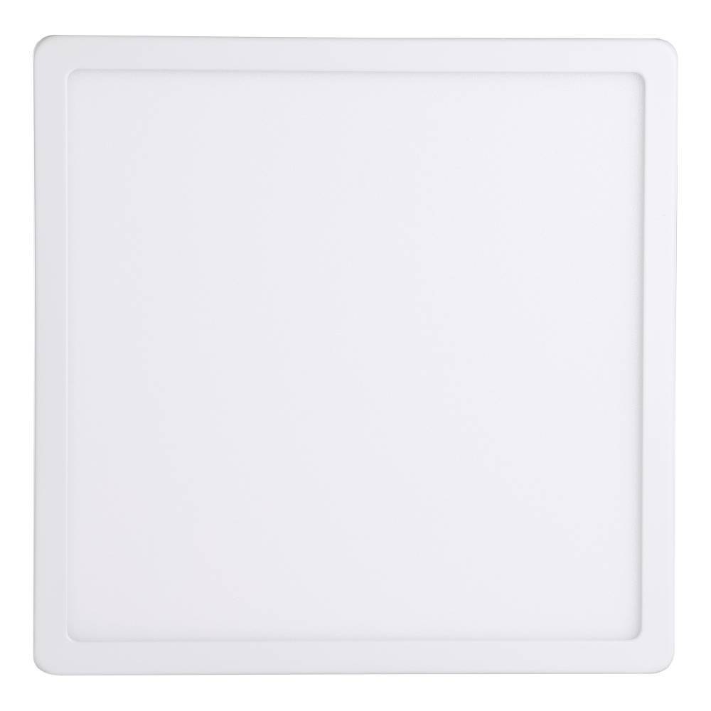 EGLO Deckenleuchte »FUEVA 5 Deckenlampe, weiß, IP44, geringe Aufbauhöhe, 20 Watt, Quadrat«, Leuchtmittel LED-Modul | LED fest integriert, Aufbauleuchte, Badezimmer, Bad-Deckenlampe, modern, 28,5x28,5x2,8cm