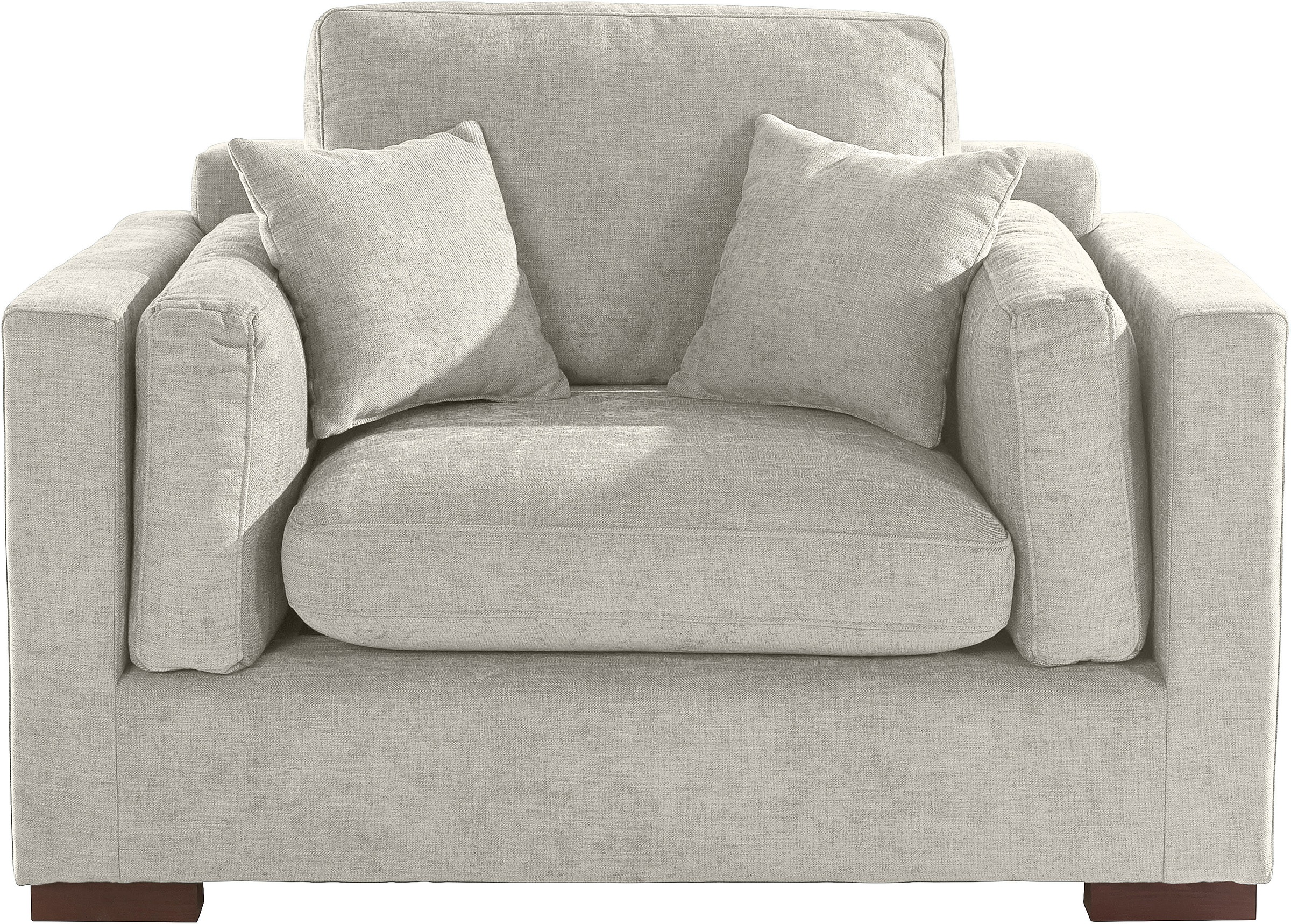 Home affaire Loveseat »Fresh Pond«, weicher Sitzkomfort, incl. Zierkissen, B/T/H: 140/96/95 cm