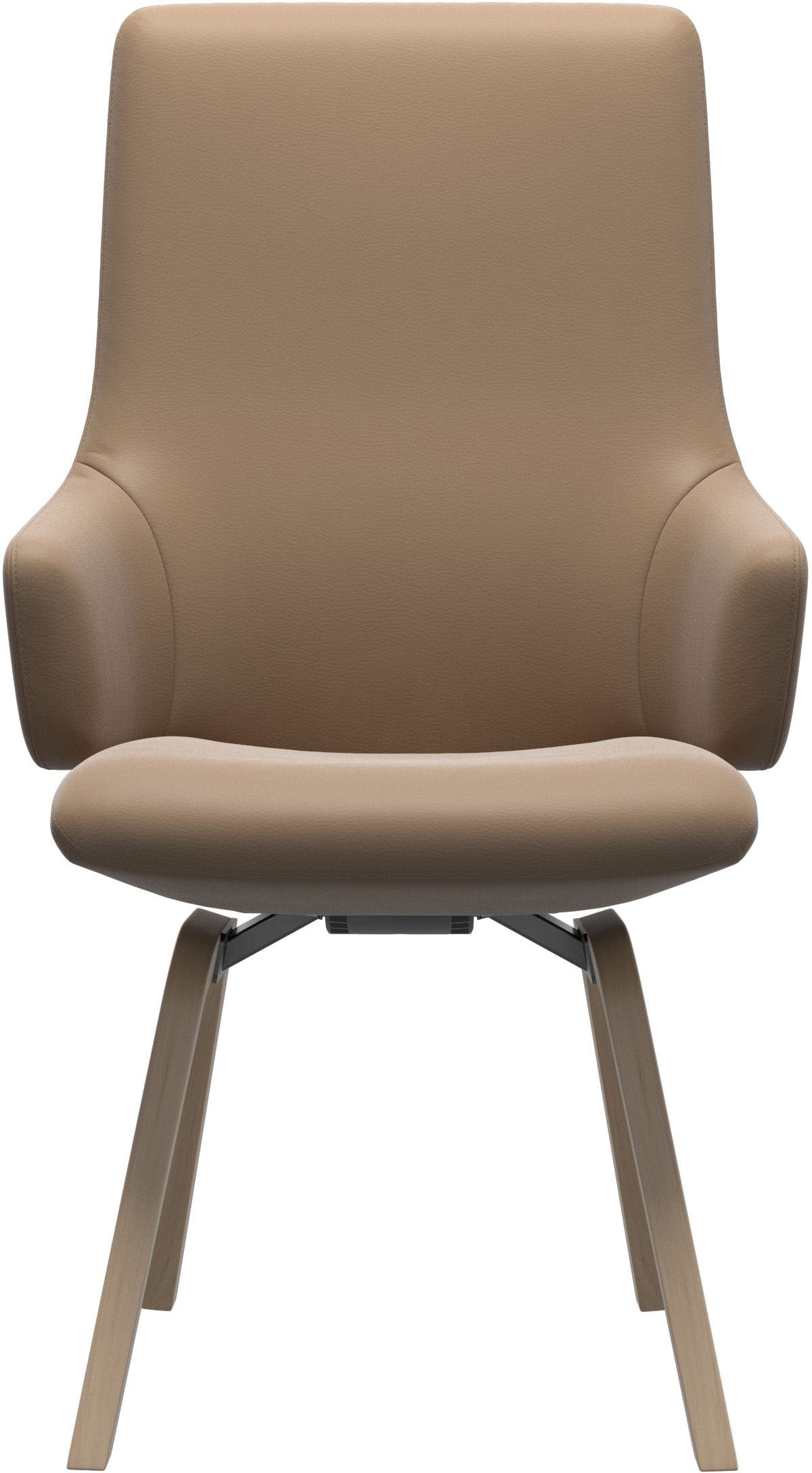 Stressless® Polsterstuhl »Laurel«, Leder PALOMA, High Back mit Armlehne, Größe L, mit schräggestellten Beinen in Eiche
