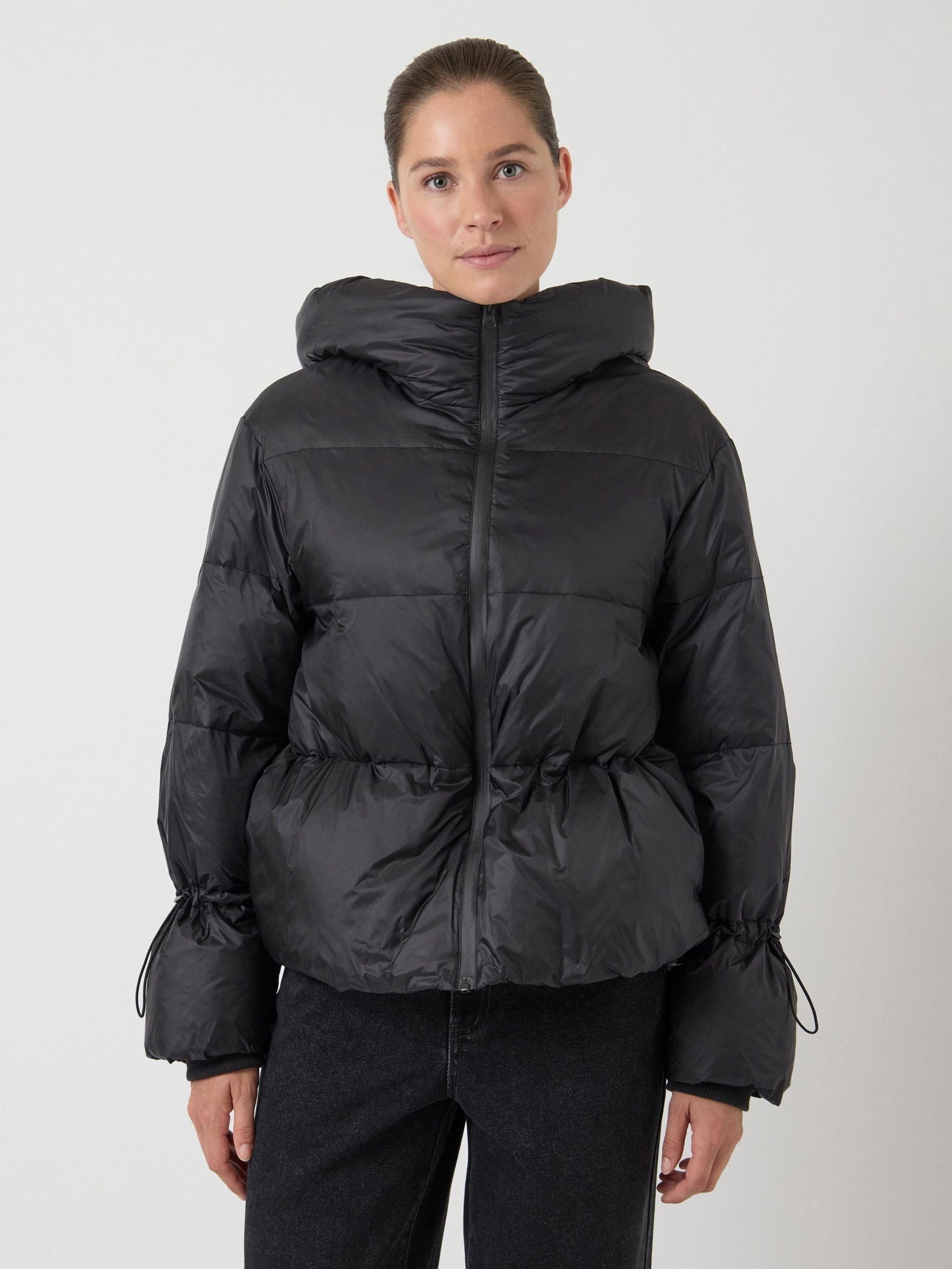 Y.A.S Steppjacke »YASPOPPEL DOWN BLEND JACKET S. NOOS« mit Kapuze