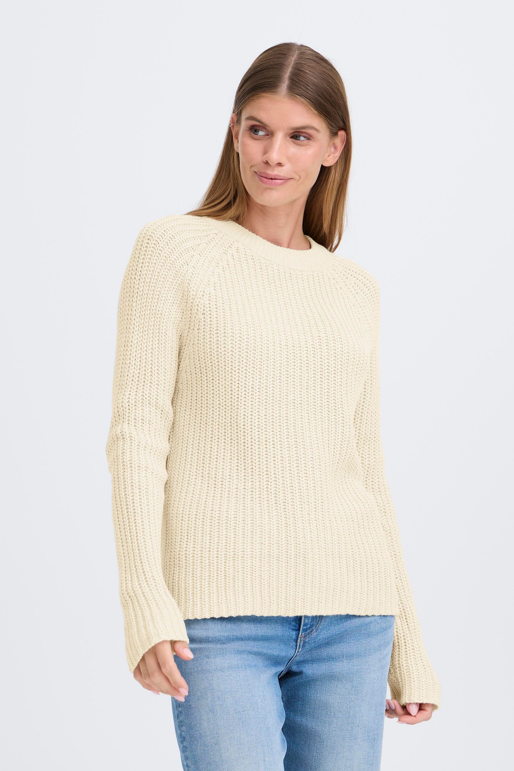 OXMO Strickfleece-Pullover »Strickpullover OXFKANNA«