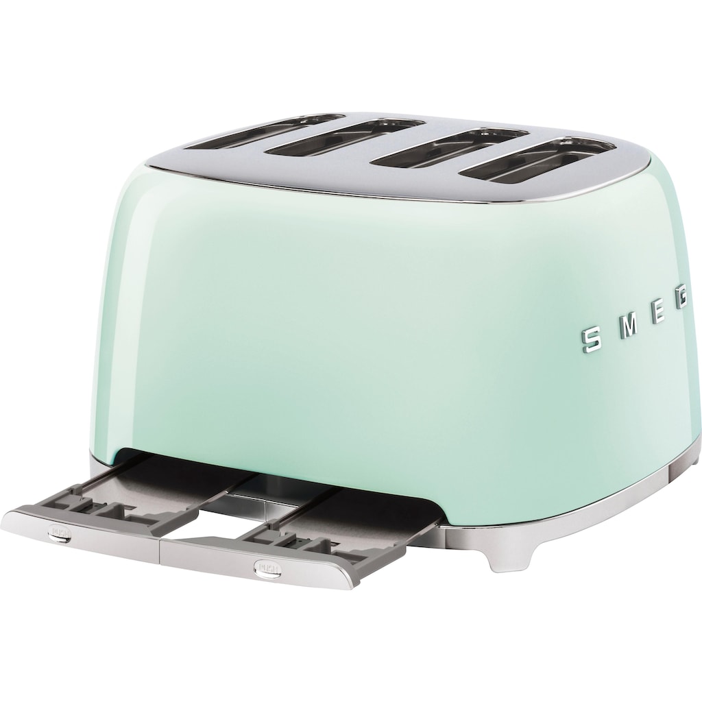 Smeg Toaster »TSF03PGEU«, 4 kurze Schlitze, 3000 W