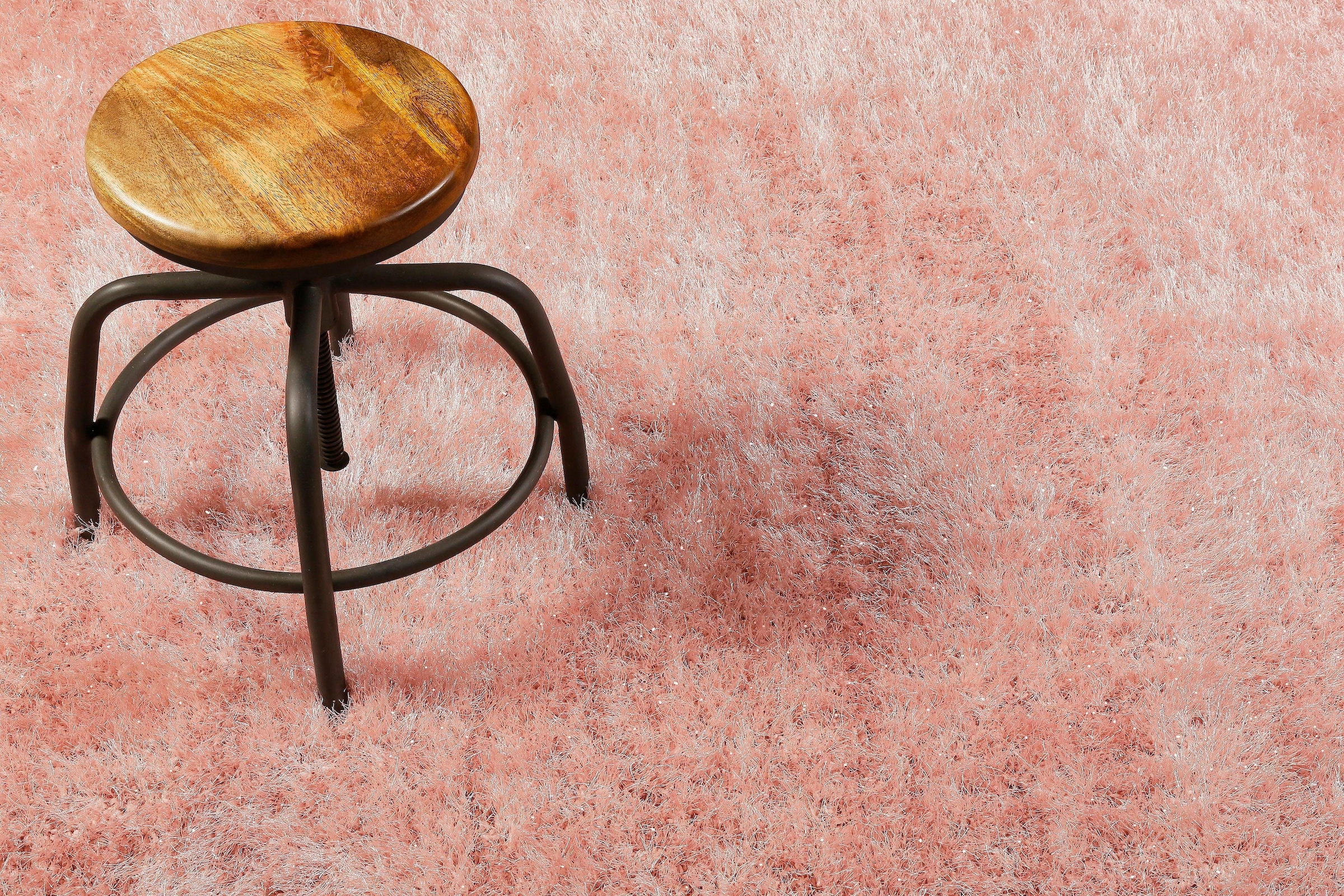 Wecon home Hochflor-Teppich »Shiny Touch«, rechteckig, 70 mm Höhe, Glanzgarn, Wohnzimmer