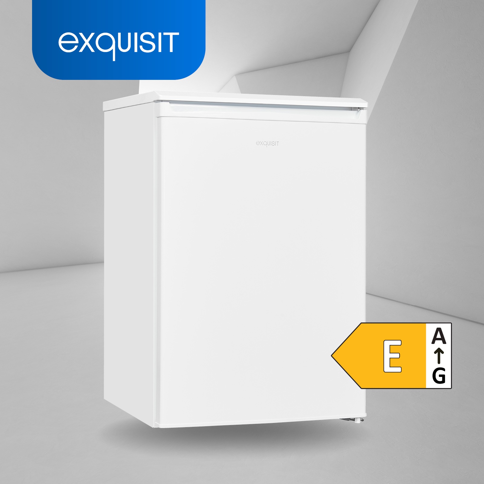 exquisit Gefrierschrank »GS80-030E weiss«, 84,5 cm hoch, 55,3 cm breit, Türanschlag wechselbar