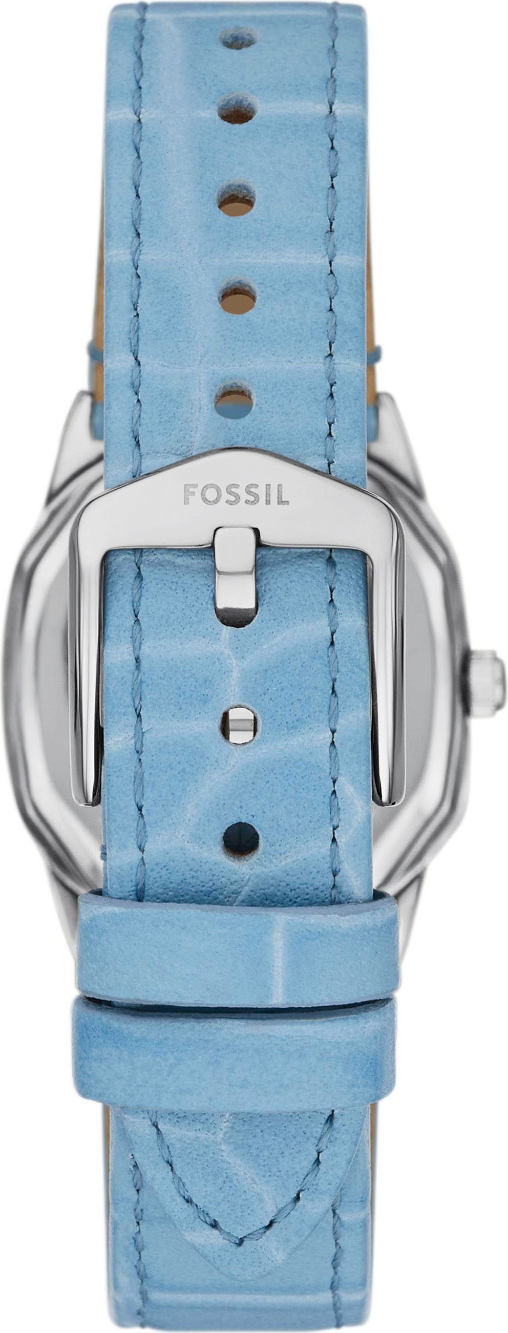 Fossil Quarzuhr »HARLOW«, Armbanduhr, Damenuhr, Lederarmband, analog
