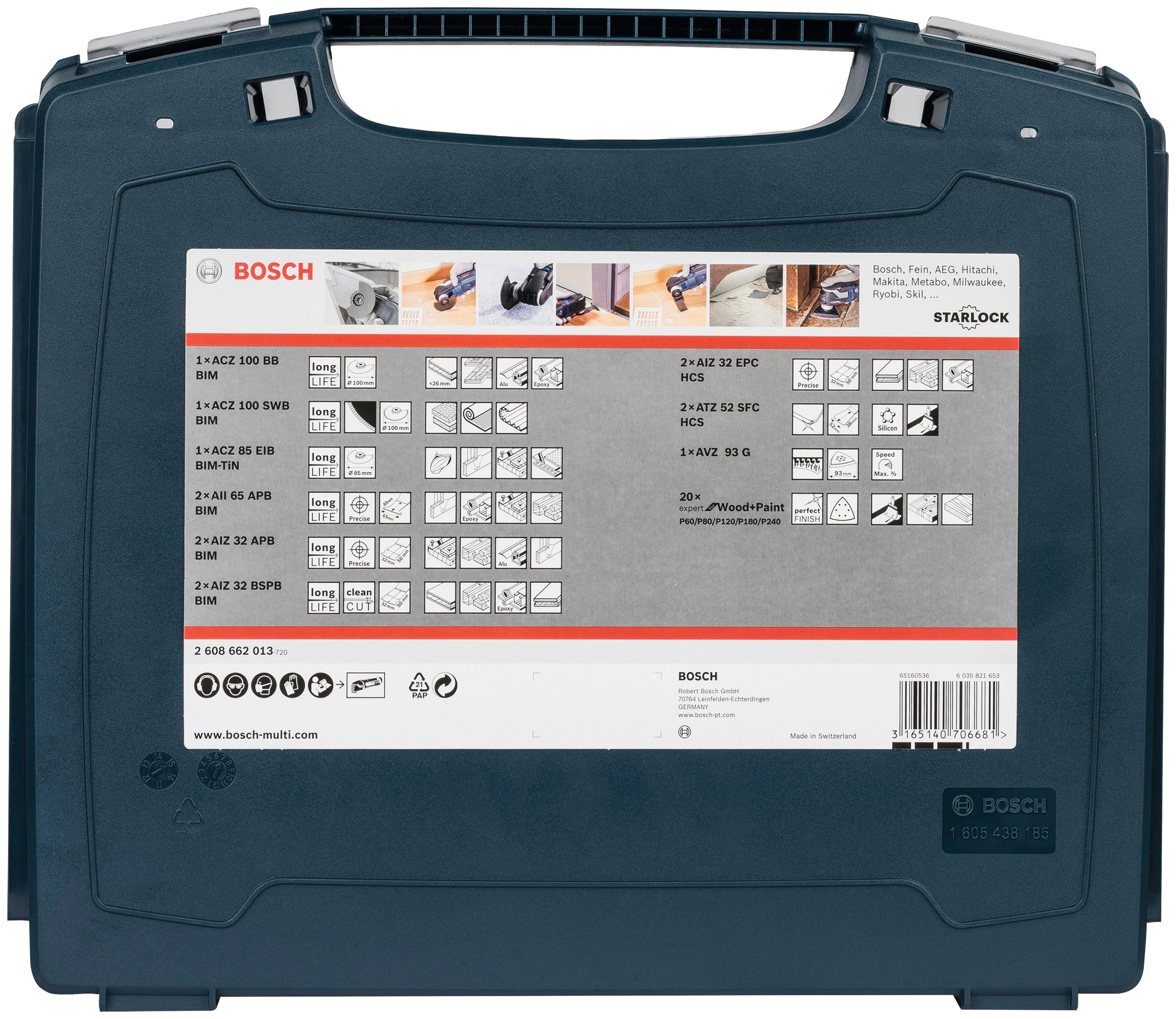 Bosch Professional Sägeblatt »i-BOXX Pro-Set Innenausbau«, (Set, 36 St.)