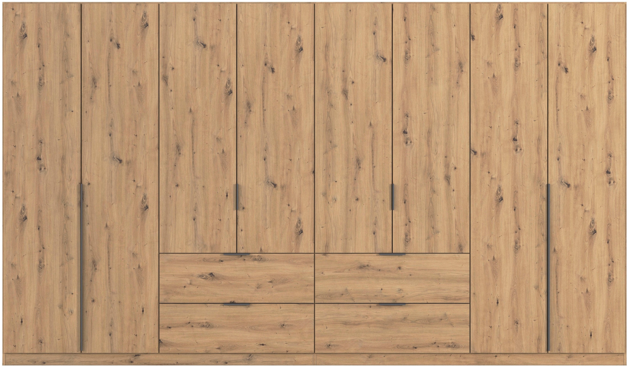 rauch Drehtürenschrank »Kleiderschrank Schrank Garderobe AGORDO mit Dekor- oder Hochglanzfront«, (in zwei Griff-Farben, Breiten 91-360 cm), mit Außenschubkästen, in 7 Breiten und 2 Höhen MADE IN GERMANY