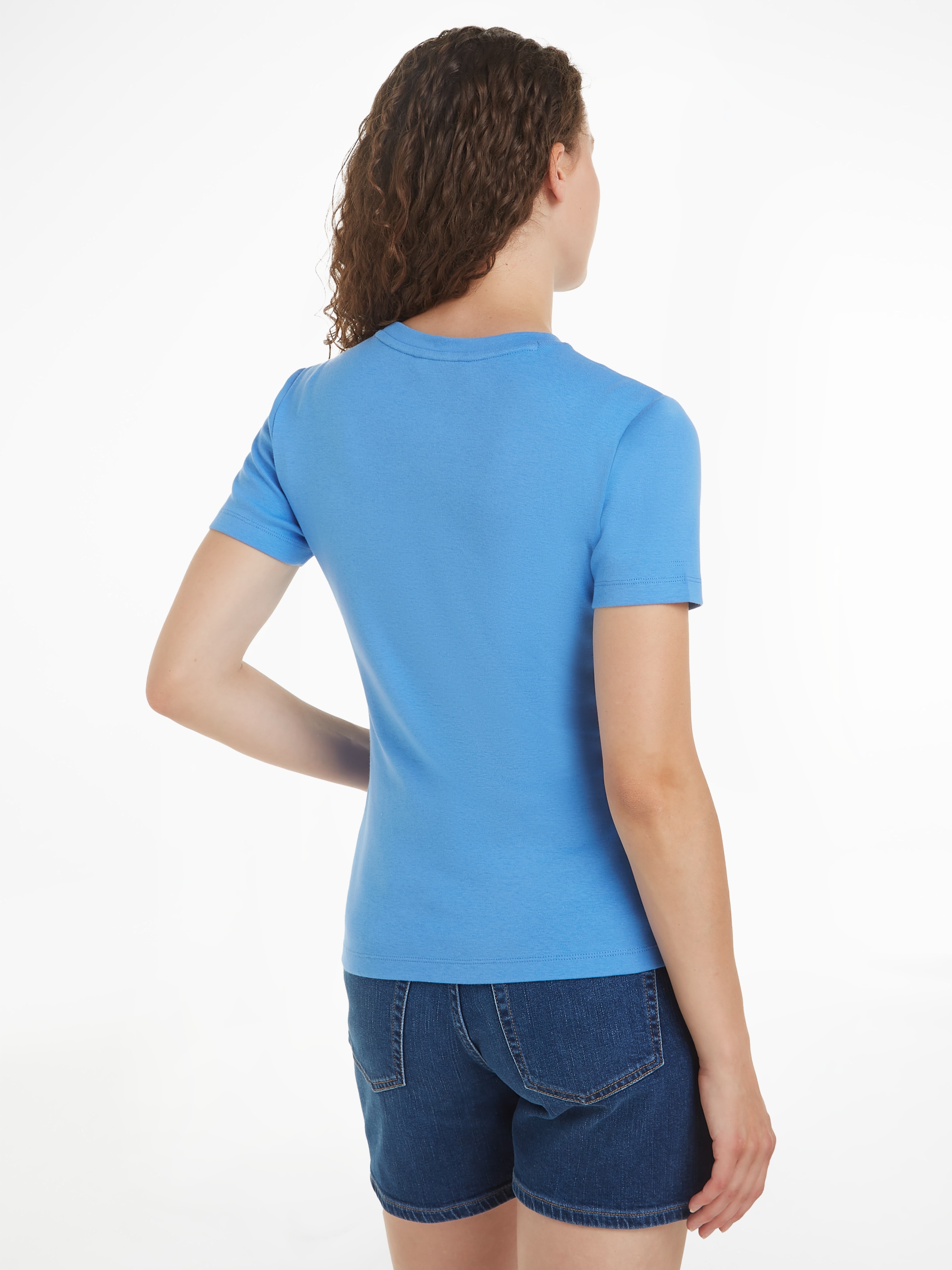 Tommy Hilfiger T-Shirt »SLIM CODY C-NK SS«, mit Logostickerei