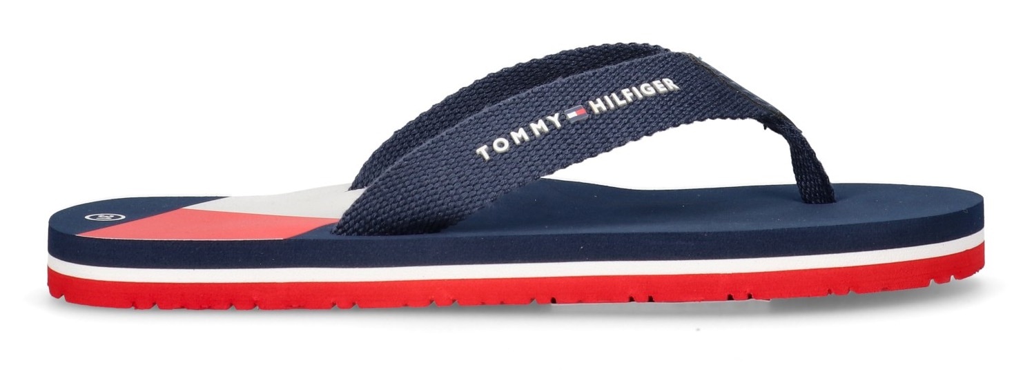 Tommy Hilfiger Zehentrenner, Slides, Sandale mit Zehensteg