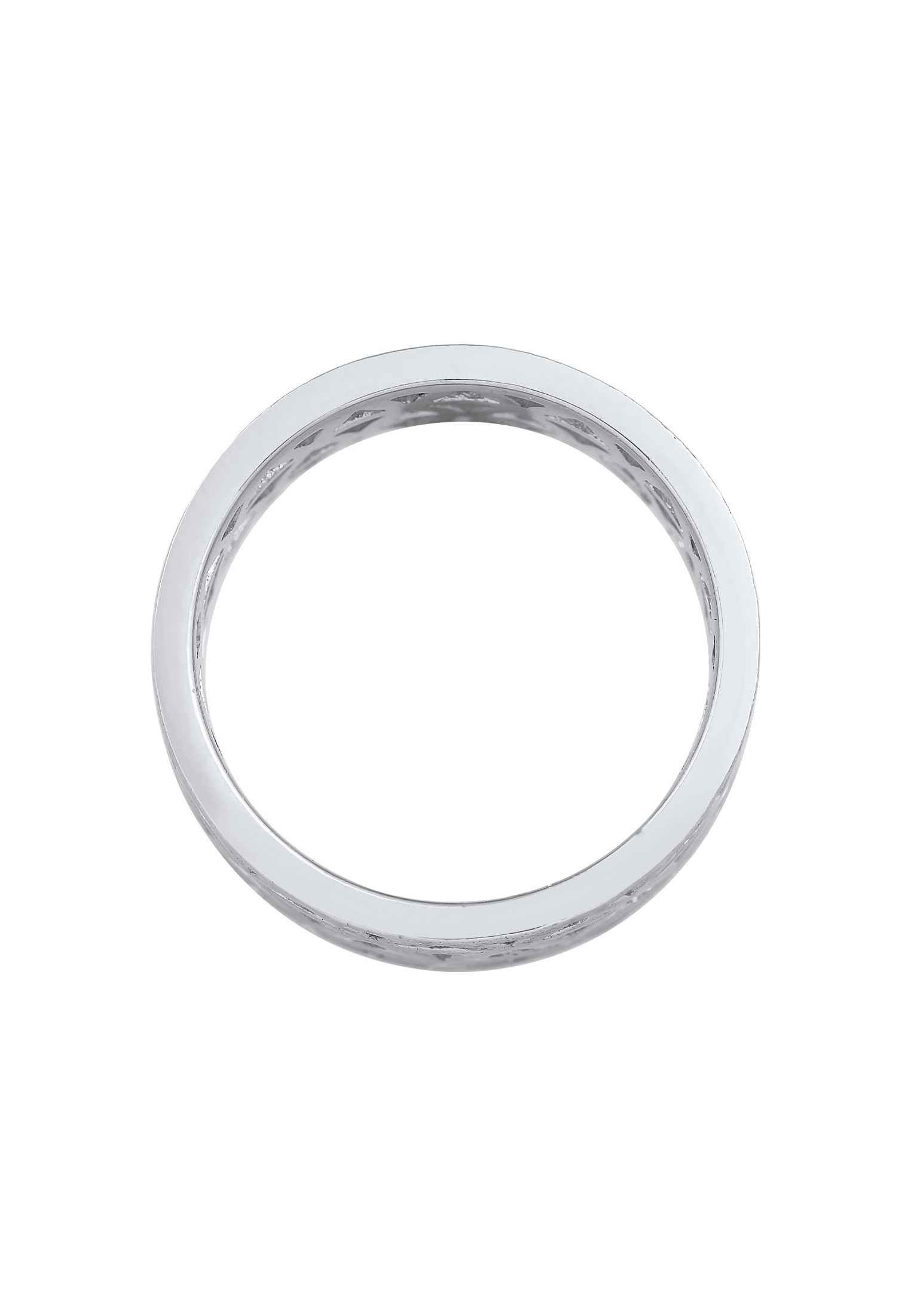 Elli Silberring »Ring Bandring Lebensblume Blume 925 Silber«