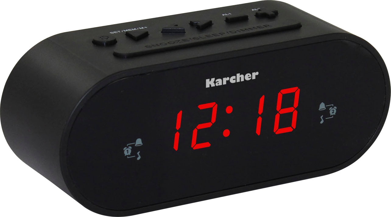 Uhrenradio »UR 1030«, (UKW mit RDS), Wecker mit dimmbaren Display, Radiowecker mit 2...