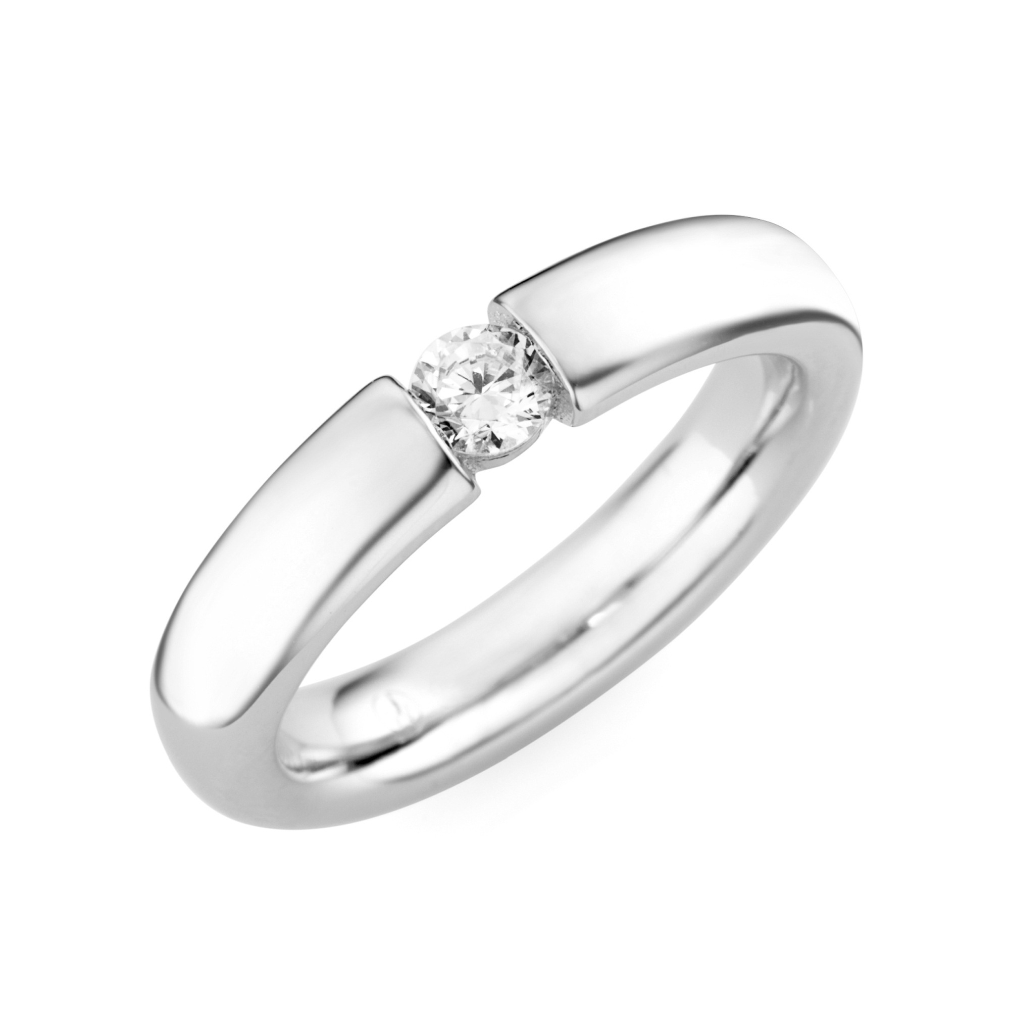 Verlobungsring »Ring mit Zirkonia, Spannfassung«