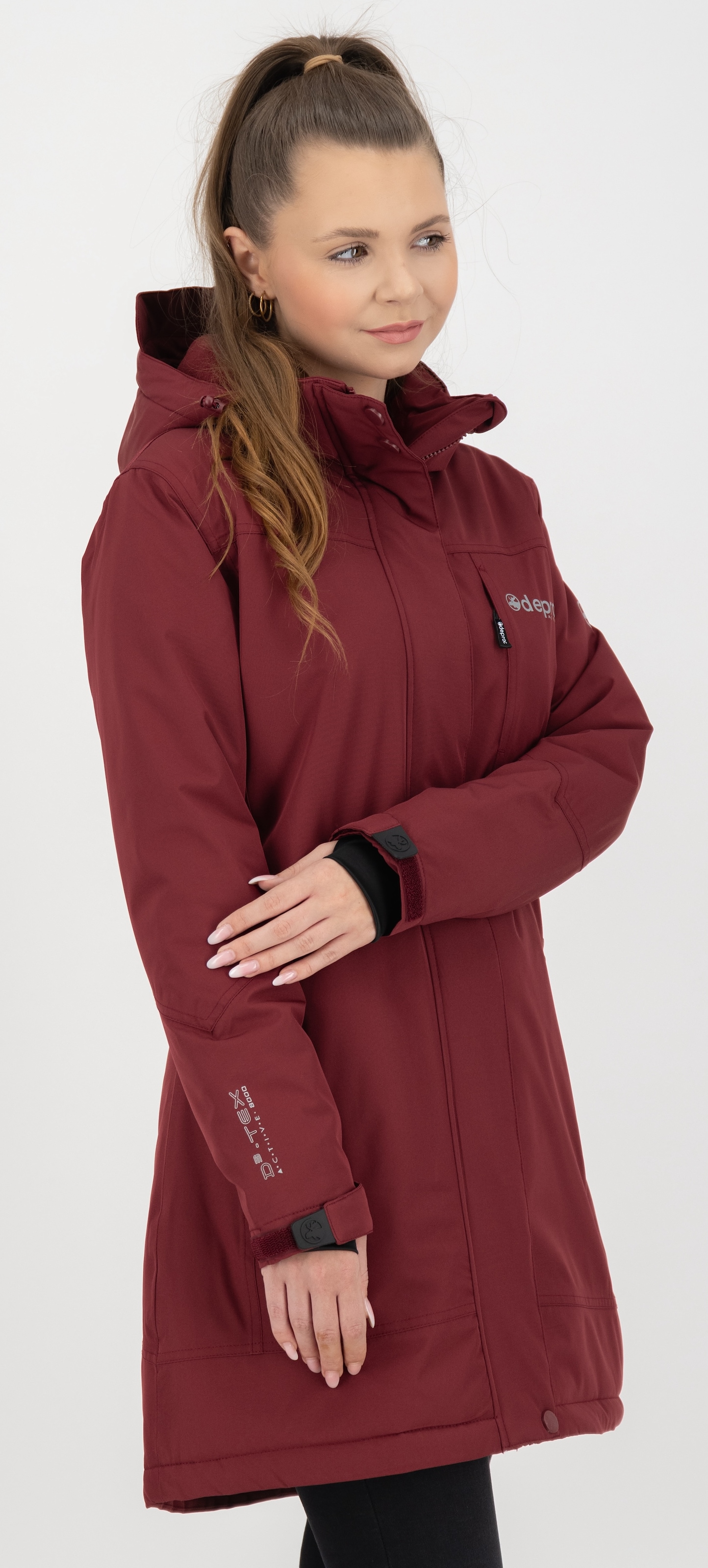 DEPROC Active Winterjacke »MONTREAL LONG WMN«, auch in Großen Größen erhältlich