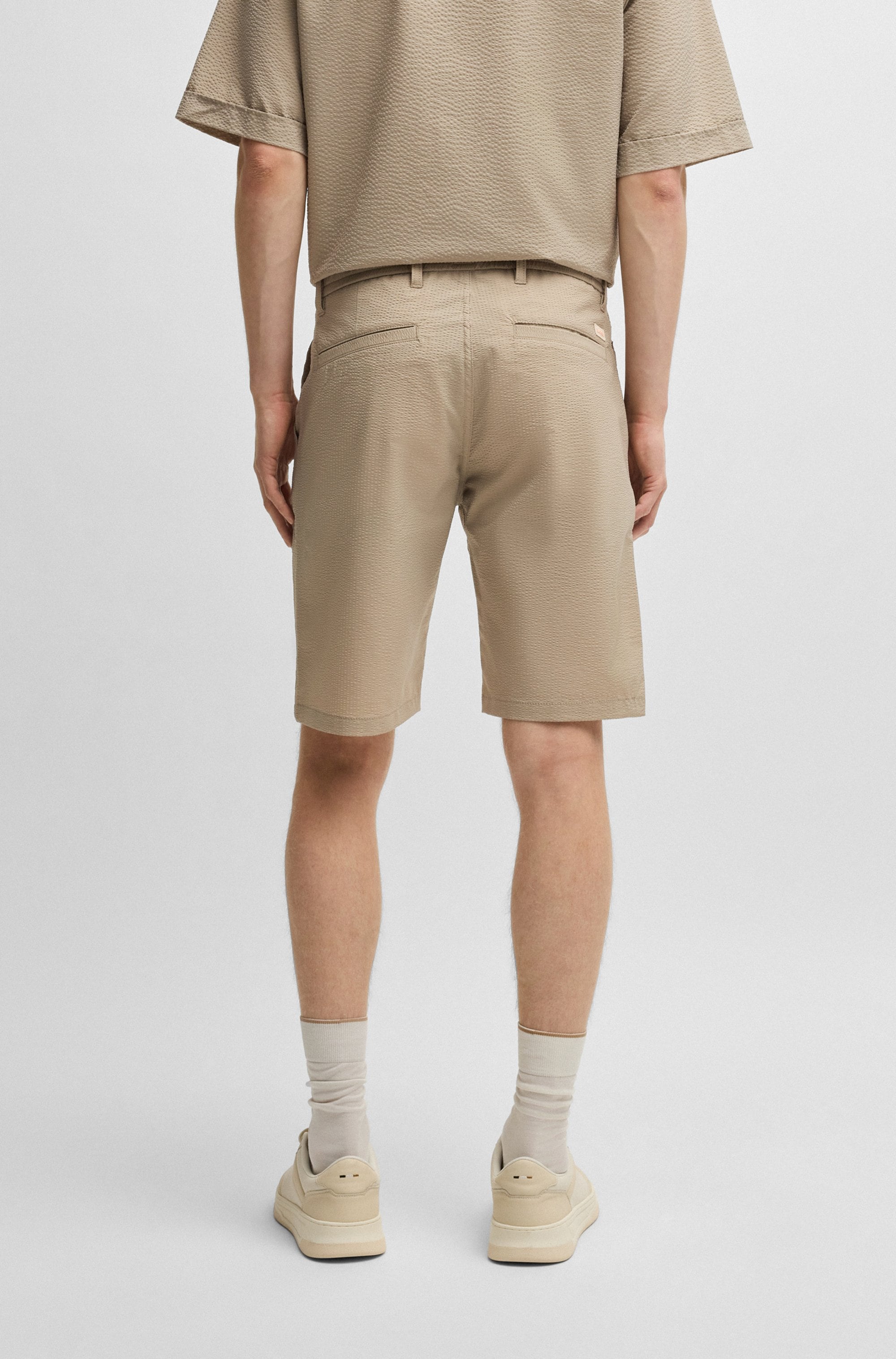 BOSS ORANGE Chinoshorts »tapered DS«, mit Kordelzug