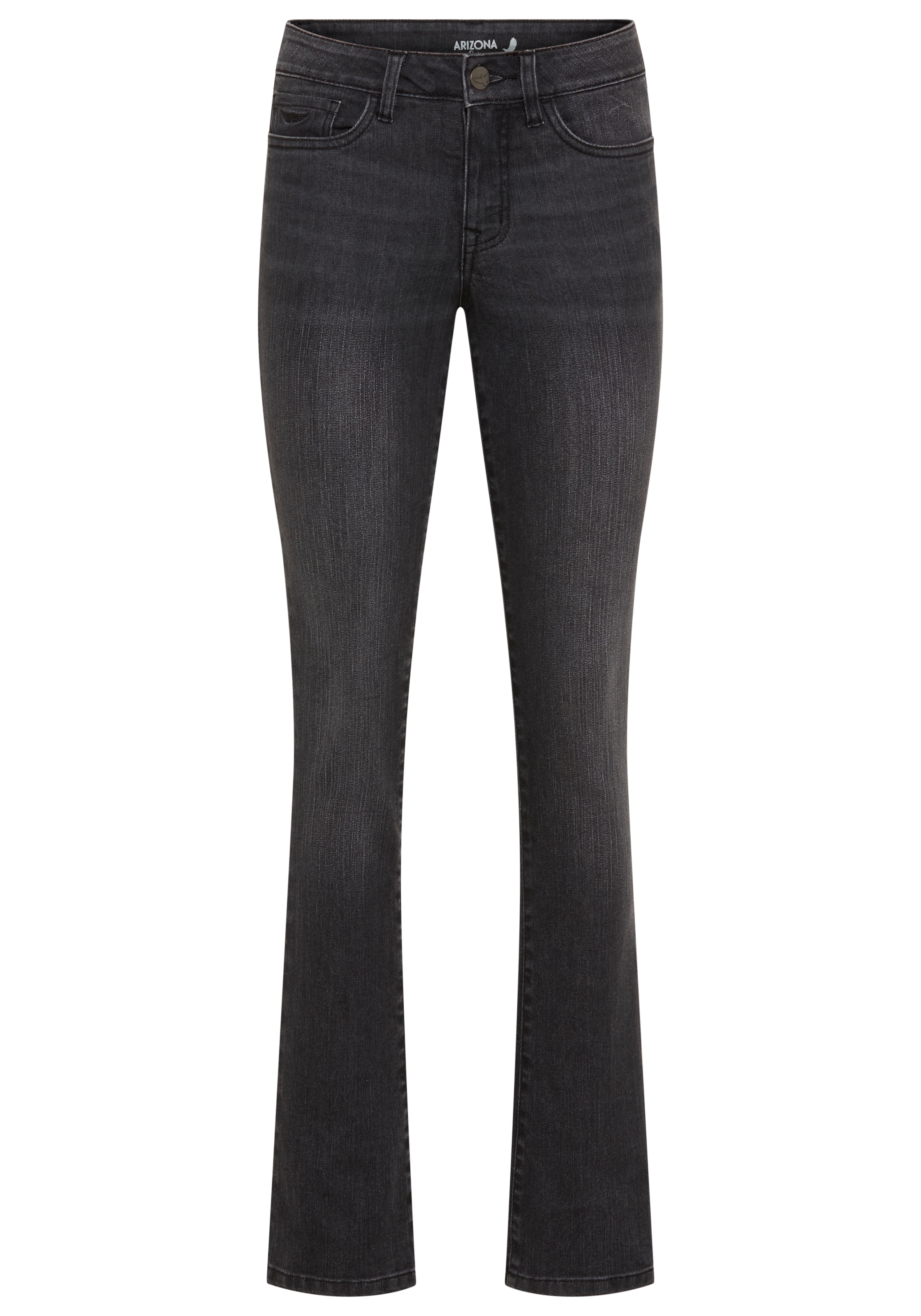 Arizona Bootcut-Jeans »Baby-Boot«, normale Leibhöhe, Bootcut, mit Coinpocket, mit Eingrifftaschen