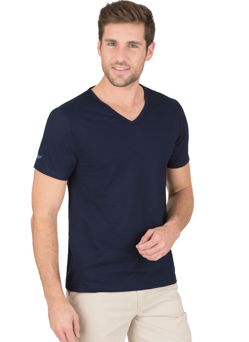 Trigema T-Shirt »TRIGEMA V-Shirt aus (kbA)« Bio-Baumwolle OTTO bei 100% online kaufen