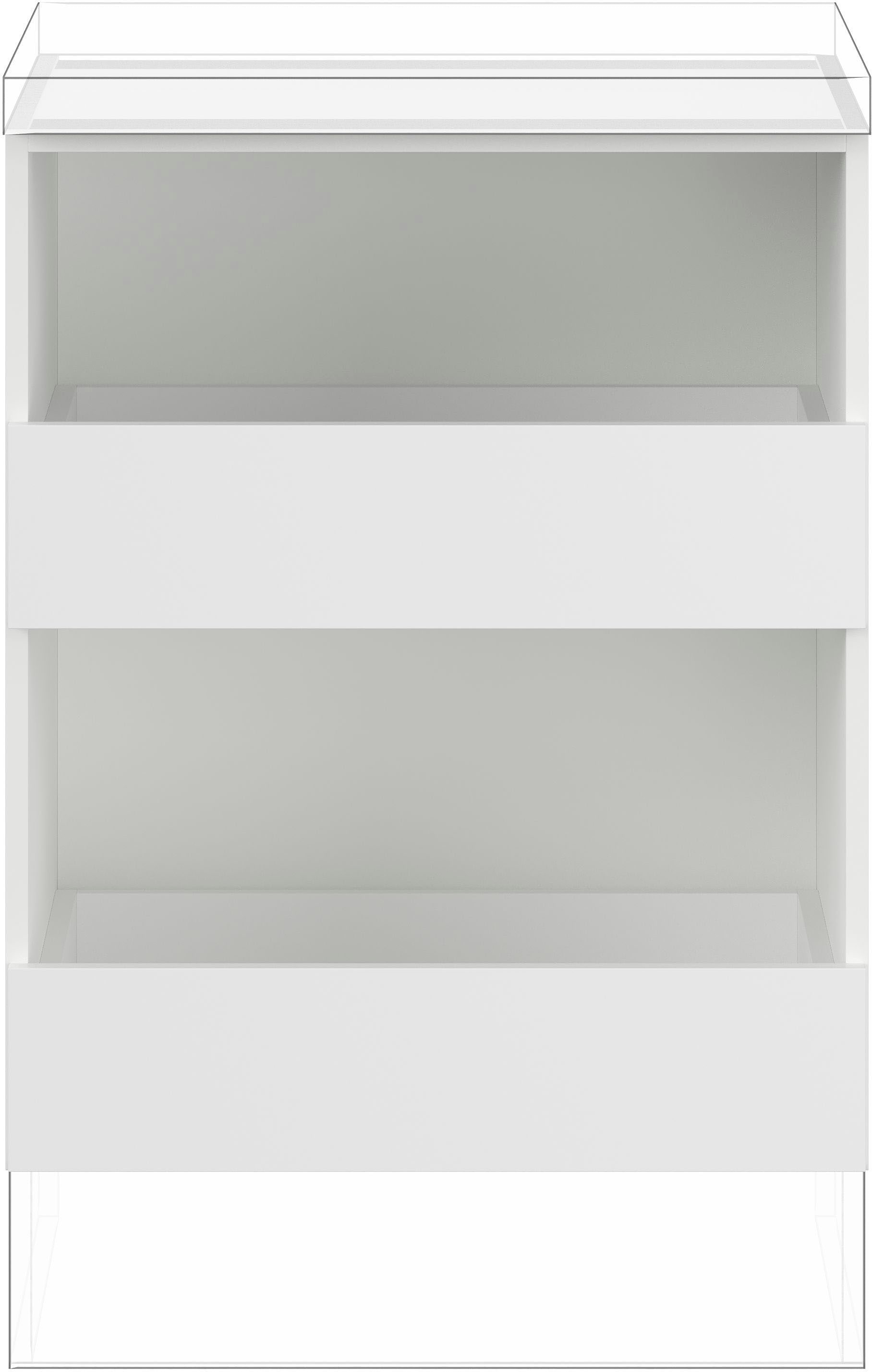 IMPULS KÜCHEN Unterschrank »"Prag und Valencia", Breite/Höhe: 60/72,3 cm«, vormontiert, mit Soft-Close, Breite 60 cm, mit zwei Auszügen
