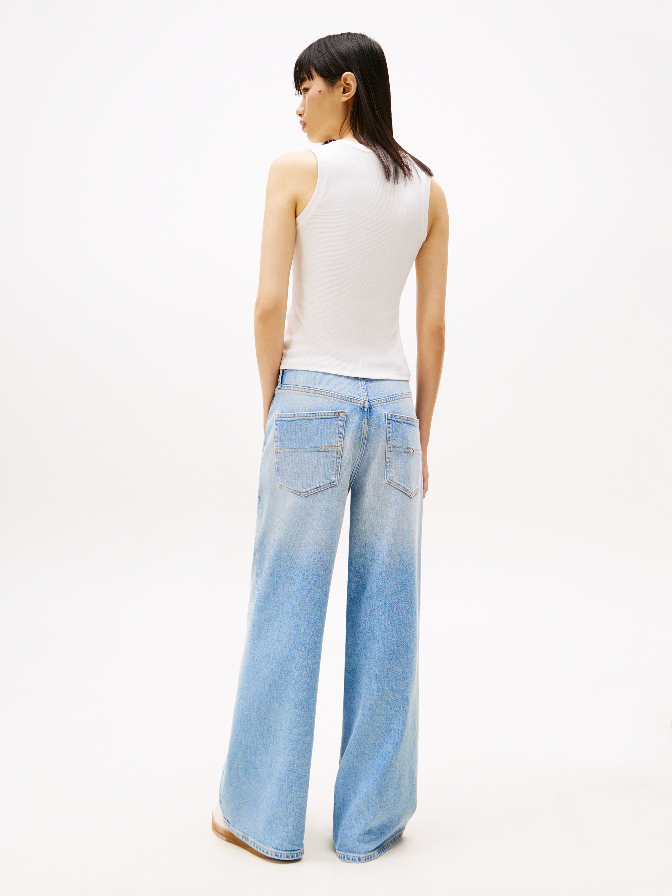 Tommy Jeans Curve Tanktop »TJW ESSENTIAL RIB TANK EXT«, in Großen Größen, Rippware